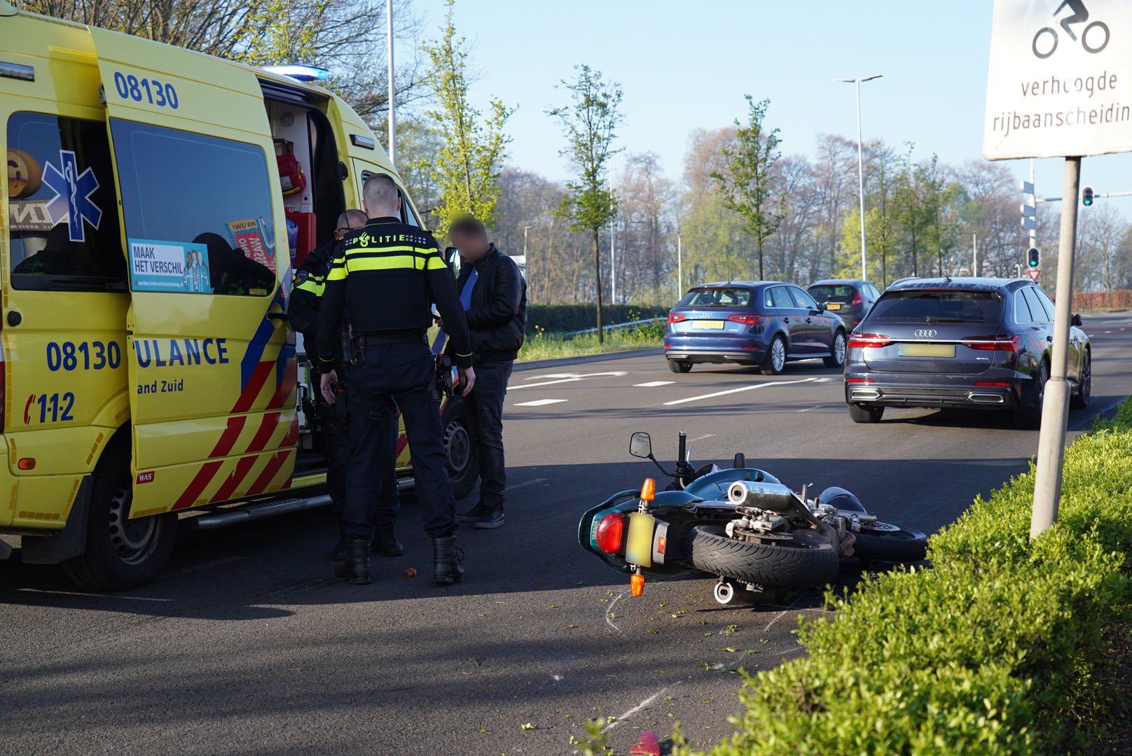 Motorrijder raakt gewond bij ongeval Energieweg Nijmegen