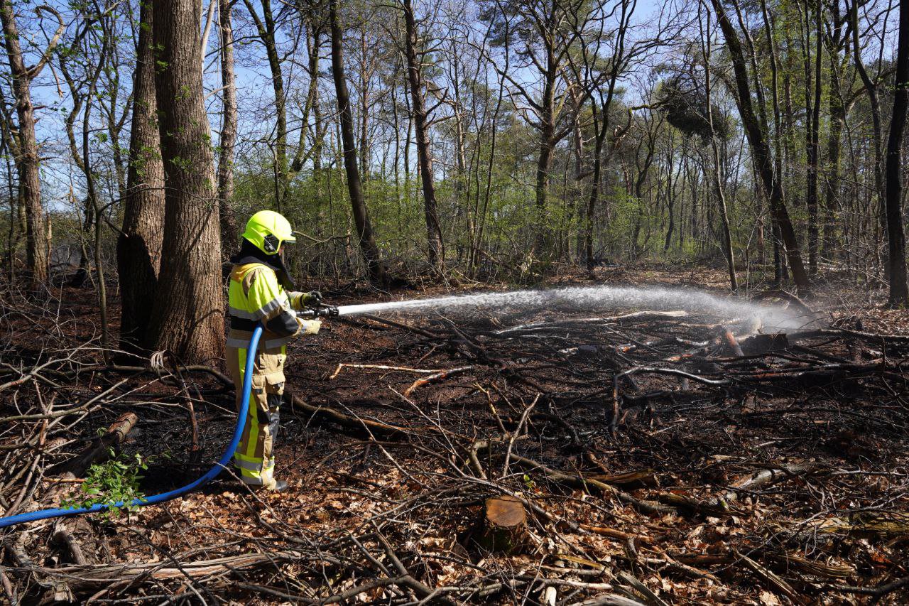 Bosbrand in Groesbeek