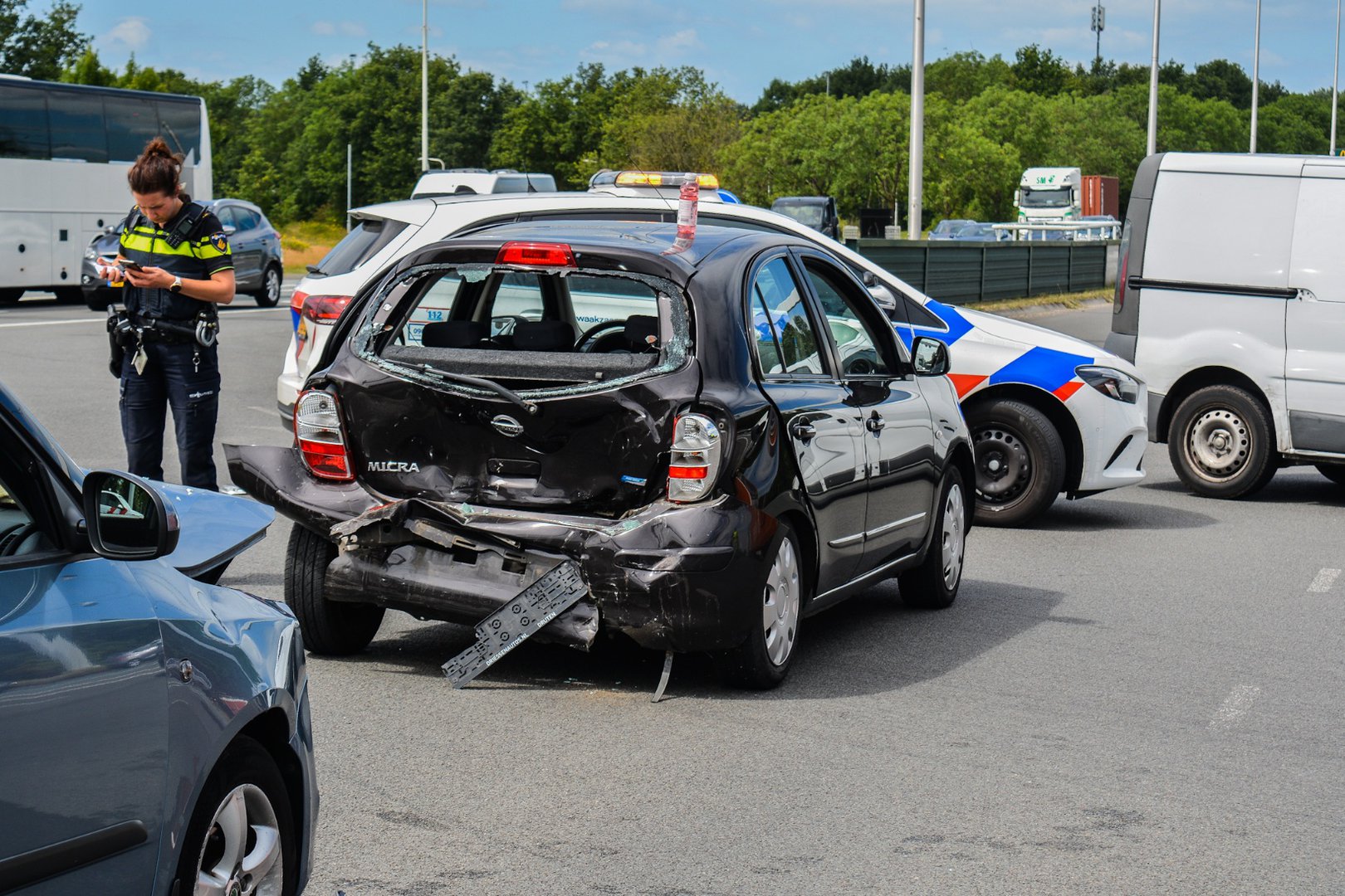 Twee gewonden en veel verkeershinder bij ongeval in Nijmegen