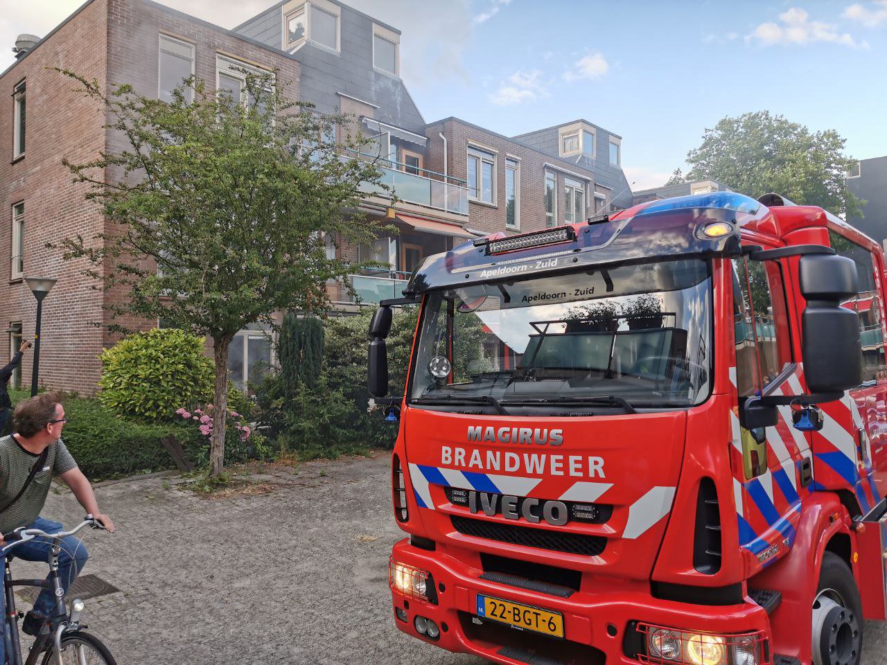 Brand in een appartementencomplex in Apeldoorn