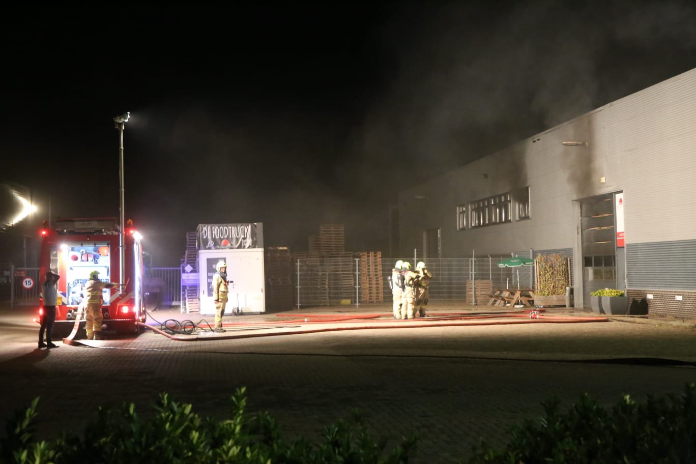 Brand in Bedrijfsverzamelgebouw