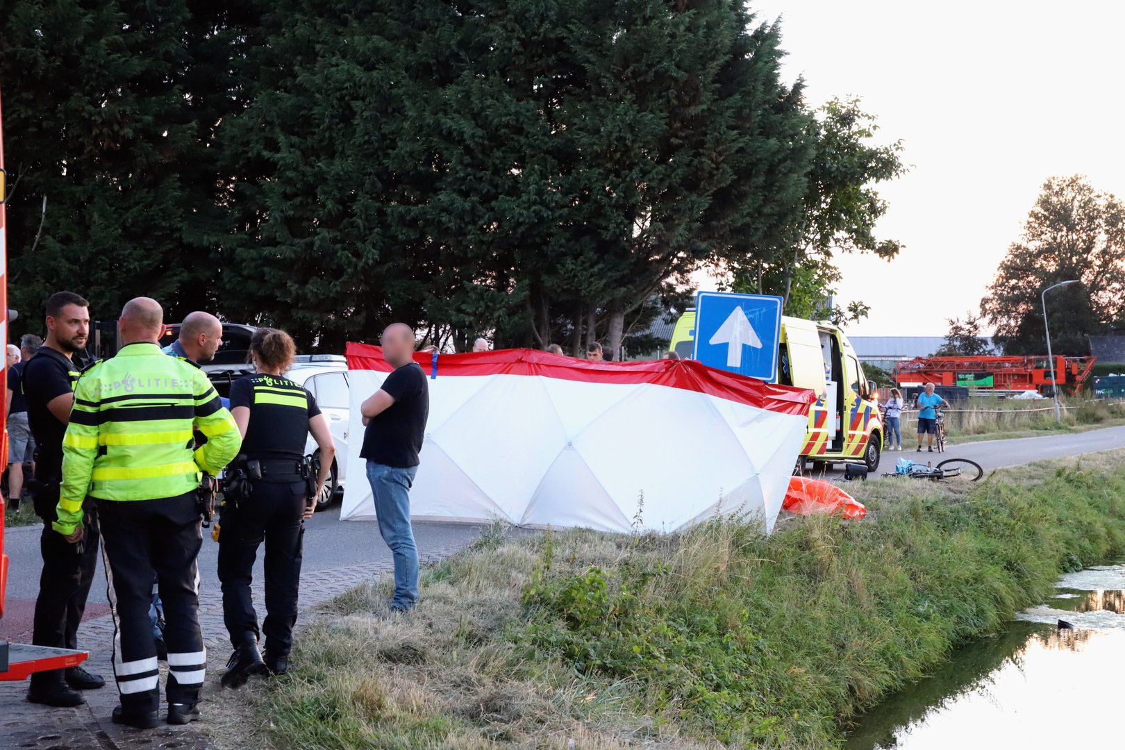 Ongeval met fietser in Opheusden