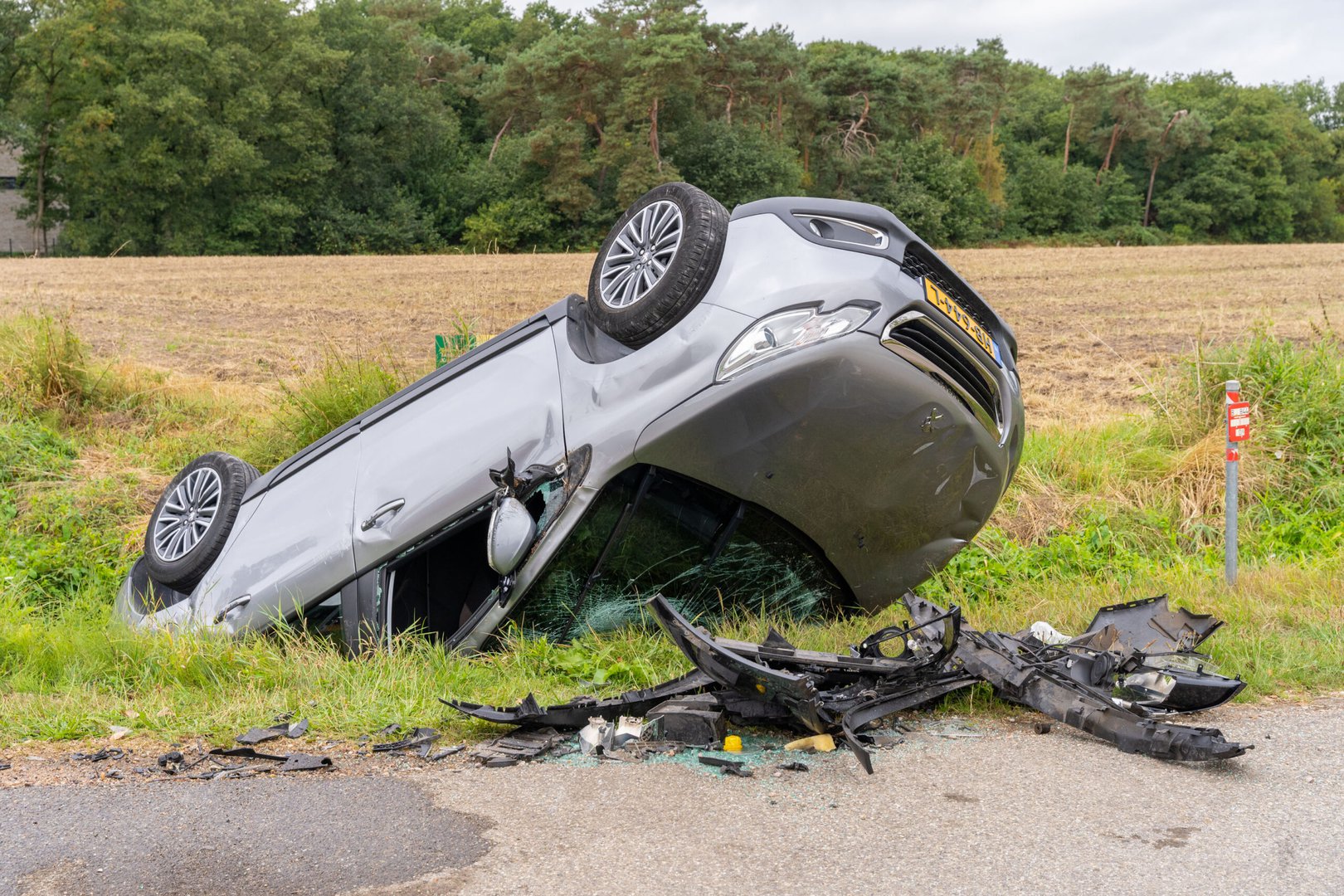 Ongeval bij omleiding Maas en Waalweg