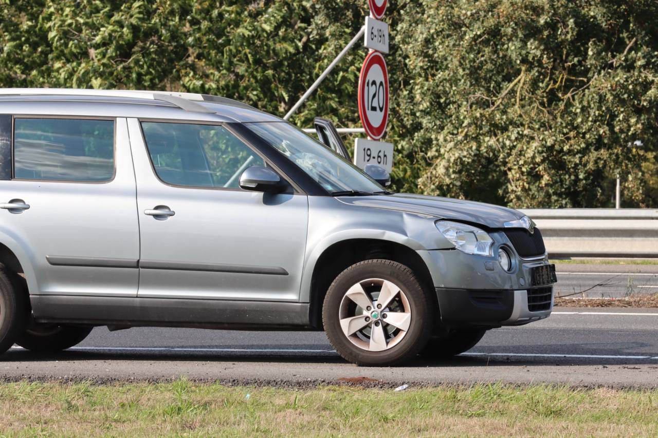 File na kop-staart botsing op de A1 bij Stroe