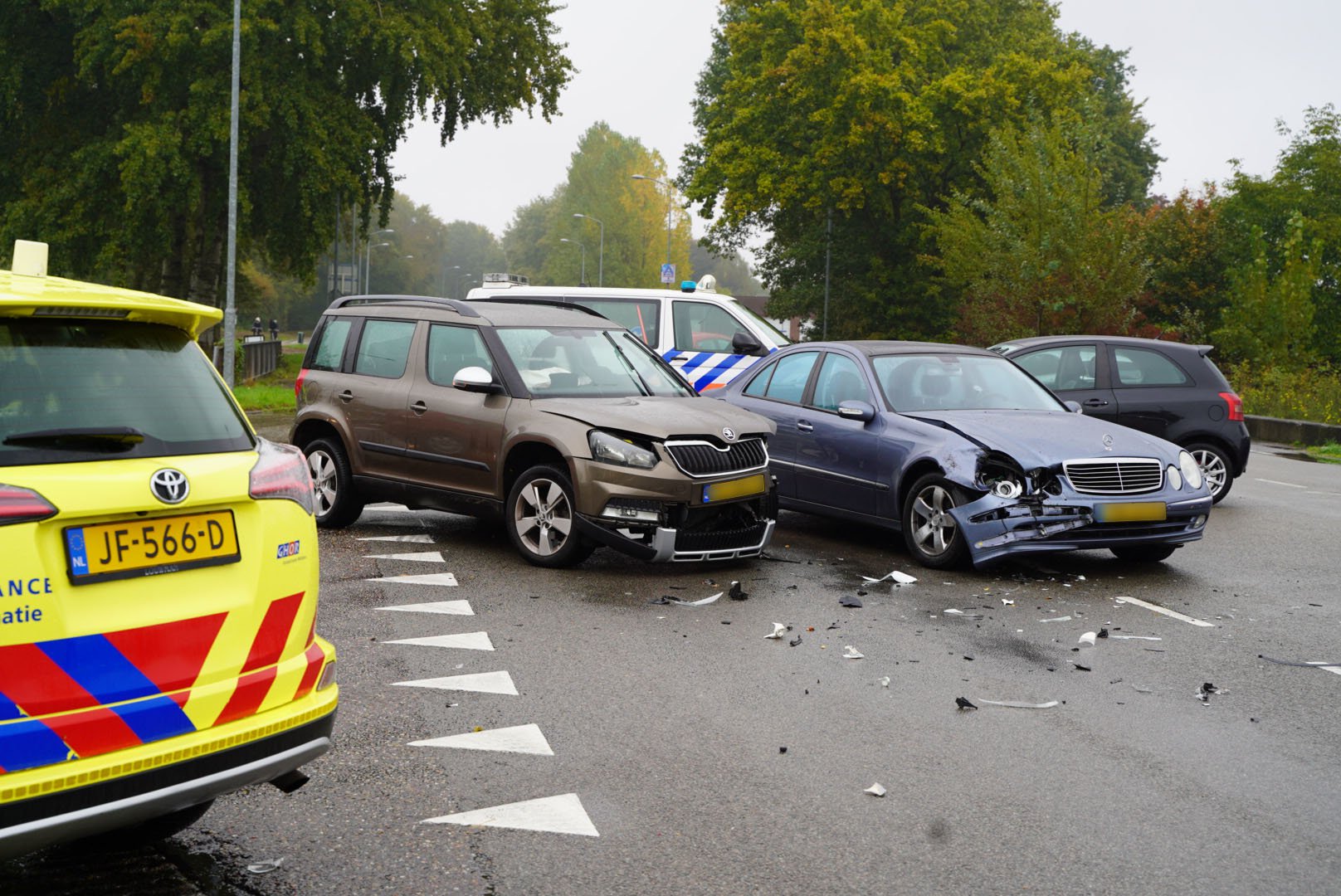 Kinderen betrokken bij aanrijding in Barneveld