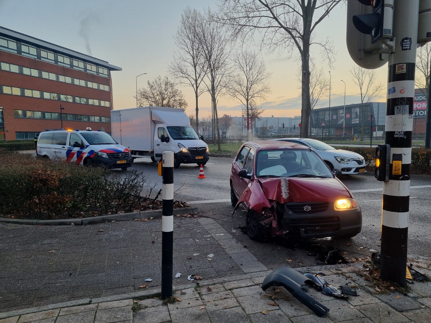 Gewonde bij ongeval in Nijmegen