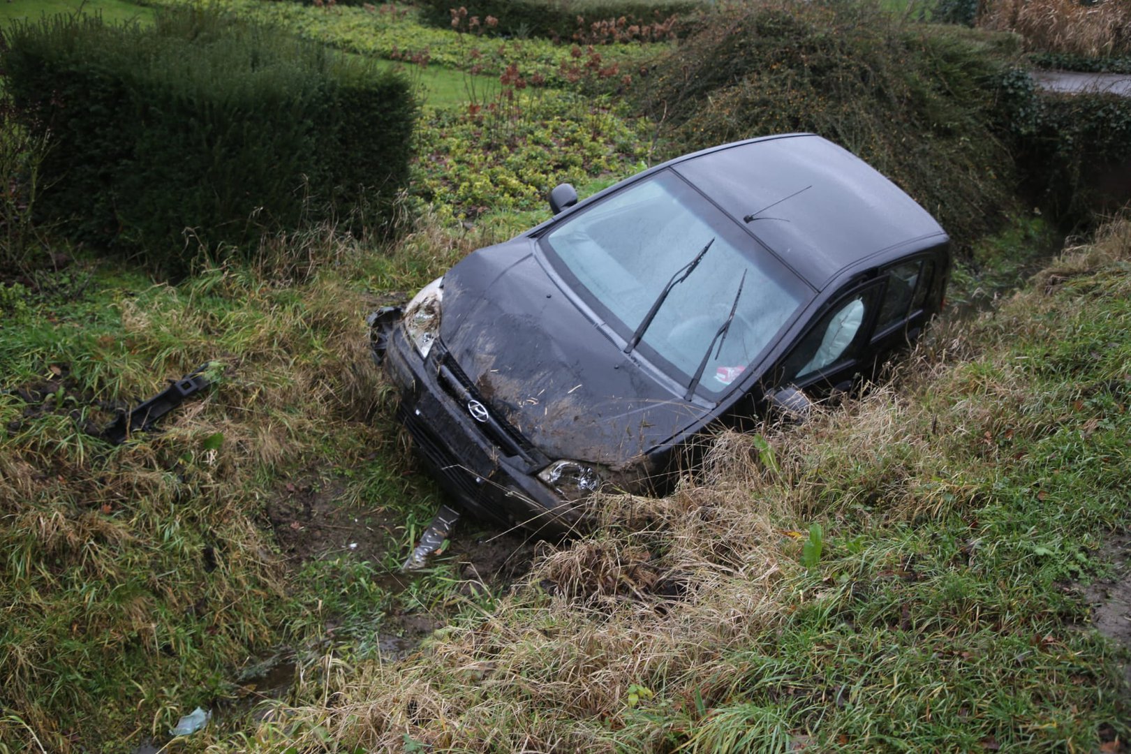 Opnieuw een ongeval op de beruchte bocht Krakkedel