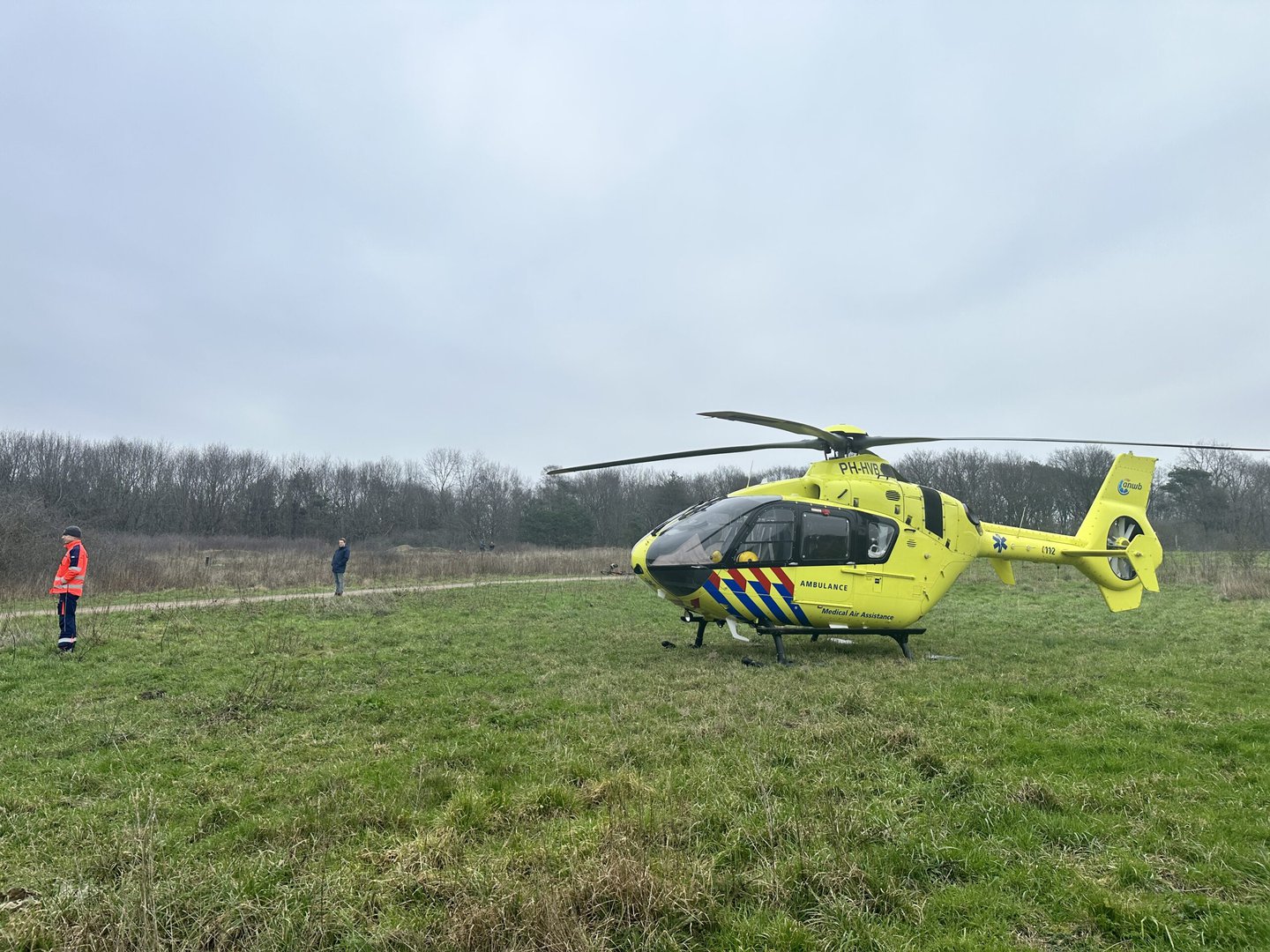 Traumahelikopter ingezet voor gewonde mountainbiker