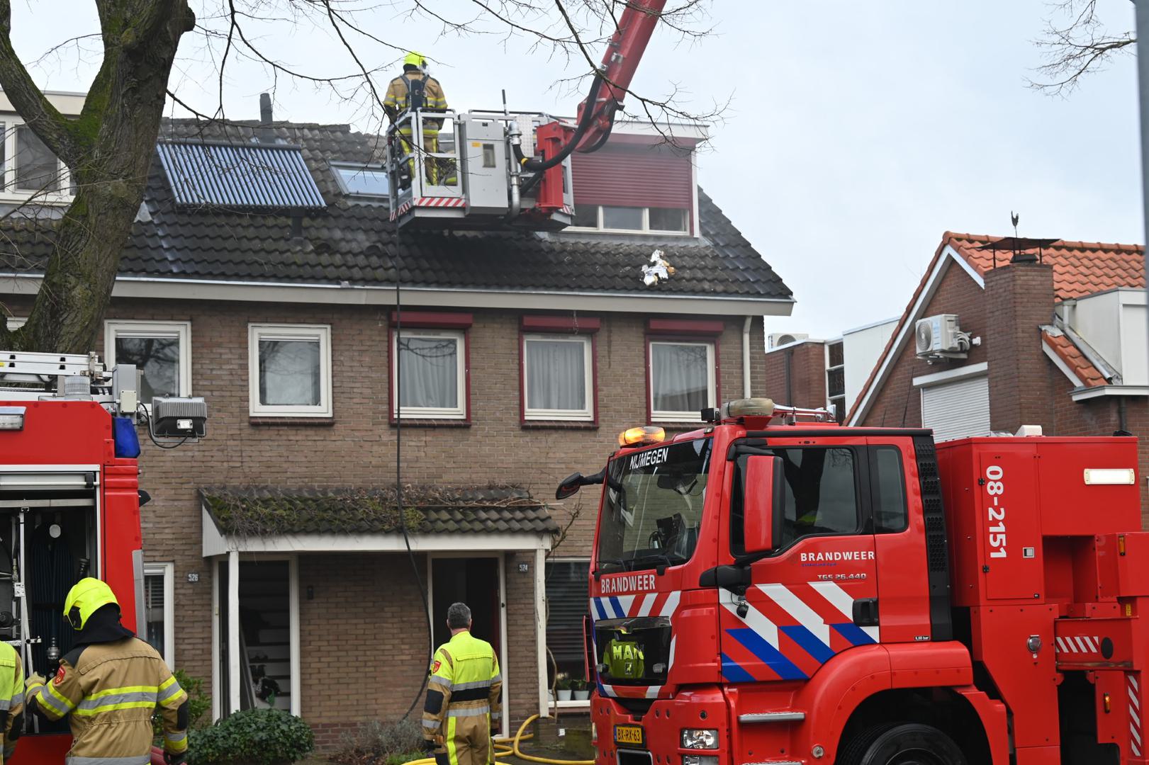 Veel schade na brand in woning