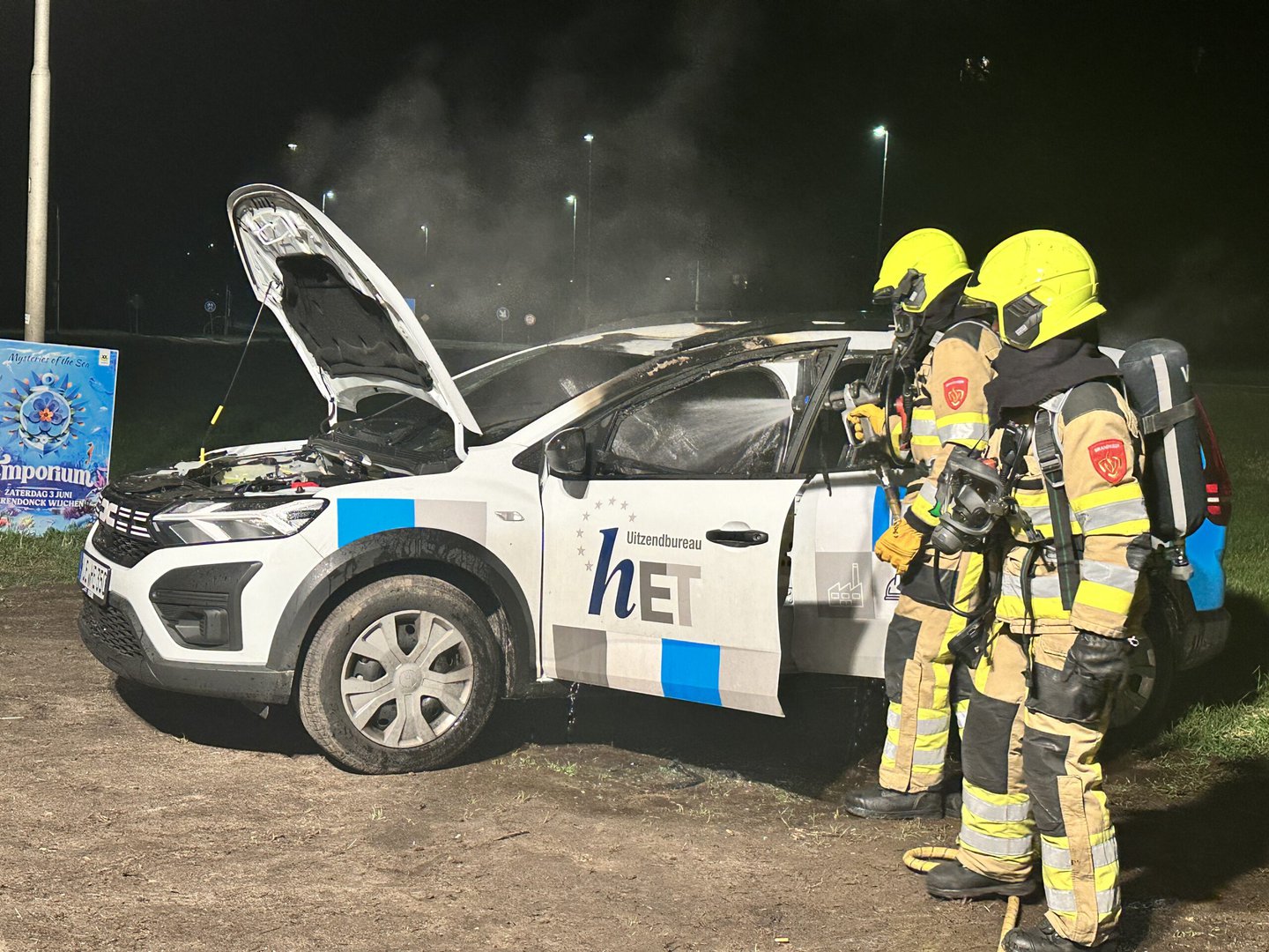 Autobrand Nijmegen vermoedelijk aangestoken