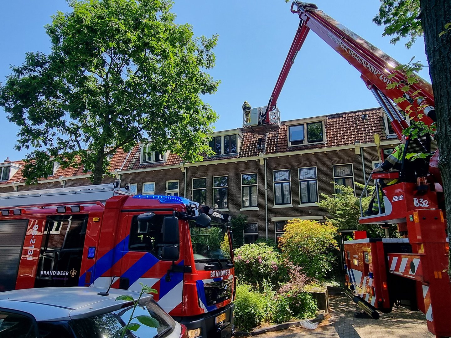 Werkzaamheden de oorzaak van dakbrand