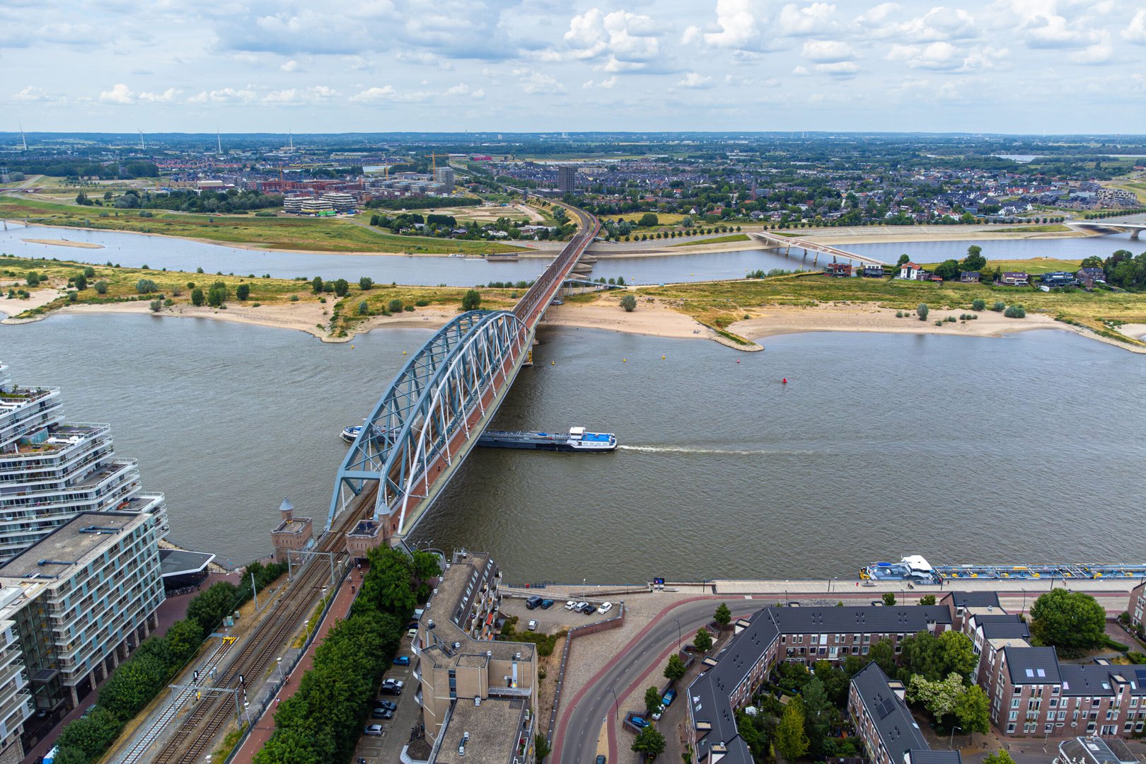 ProRail: ook woensdag nog geen treinen over spoorbrug Nijmegen