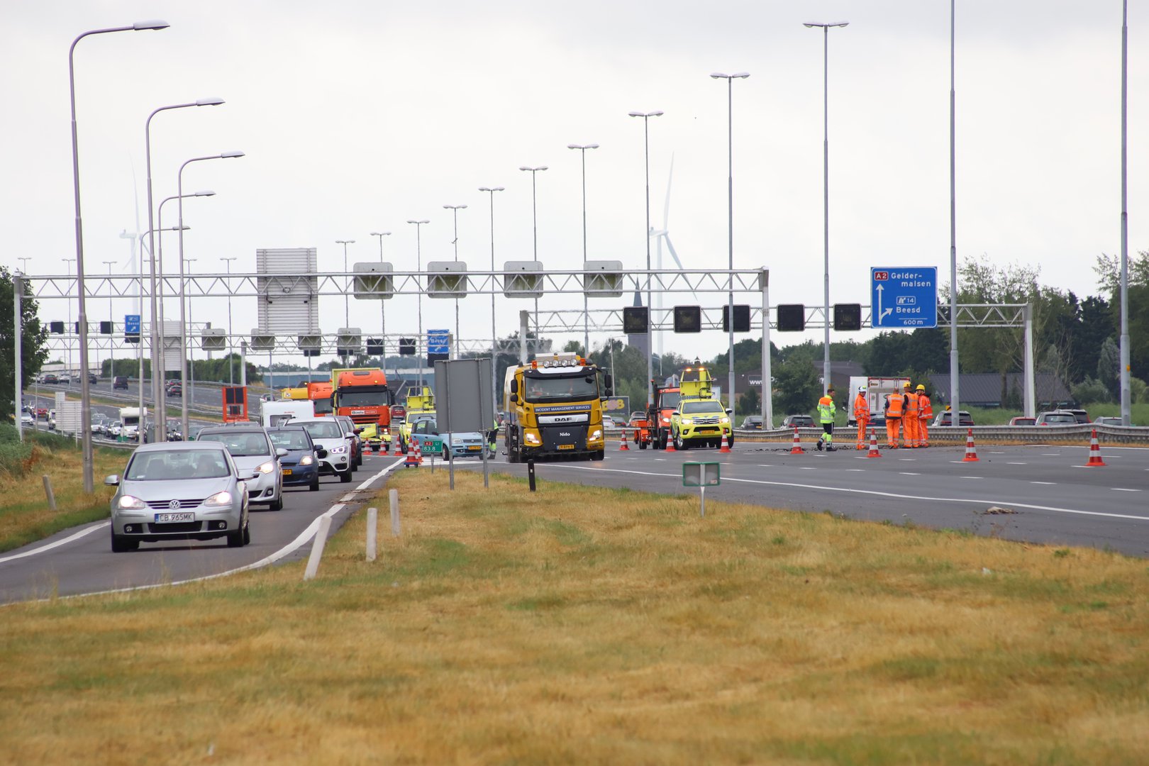 Ernstig ongeluk op snelweg zorgt voor fikse vertraging