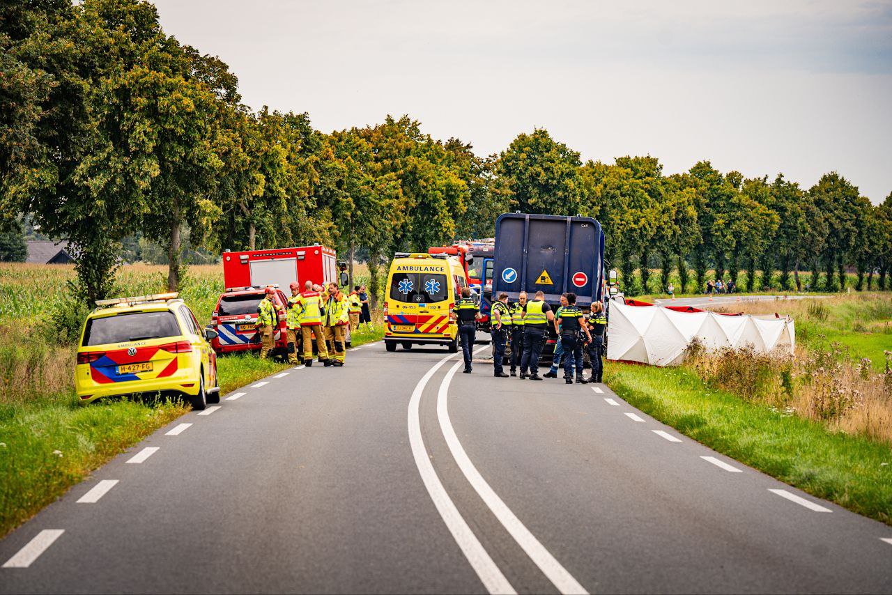 60-jarige bestuurder overleden na ongeval met vrachtwagen op N316