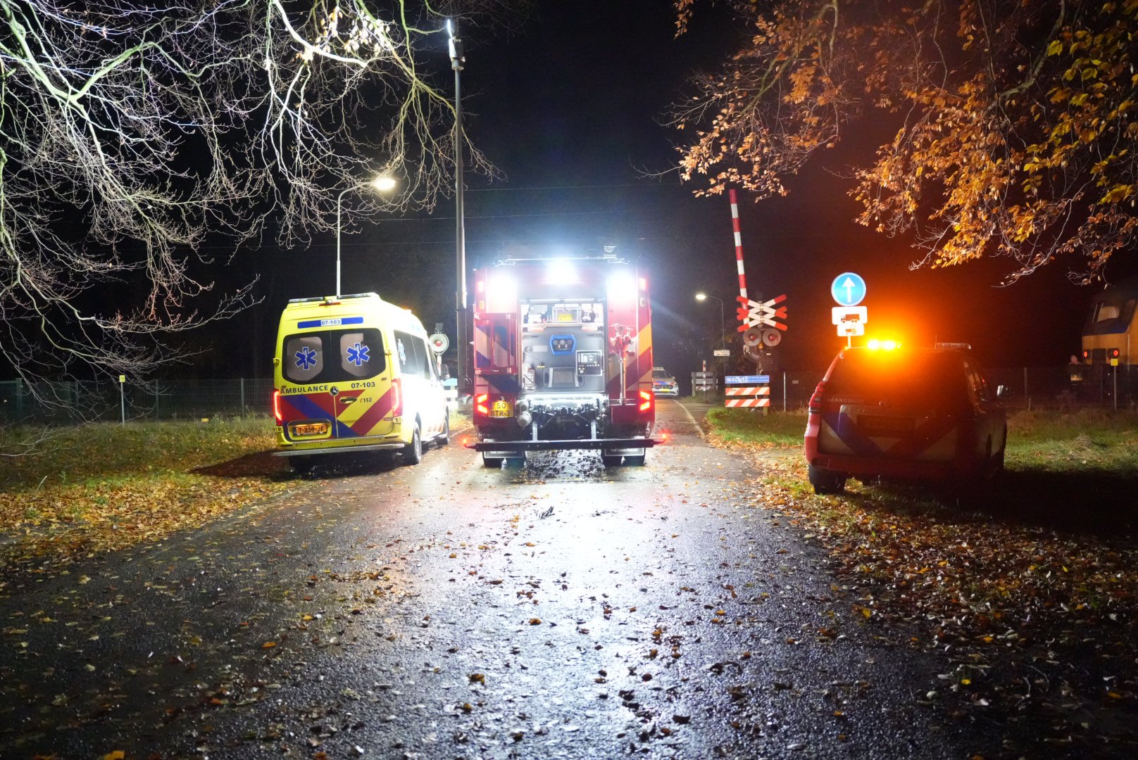 Treinverkeer plat na aanrijding