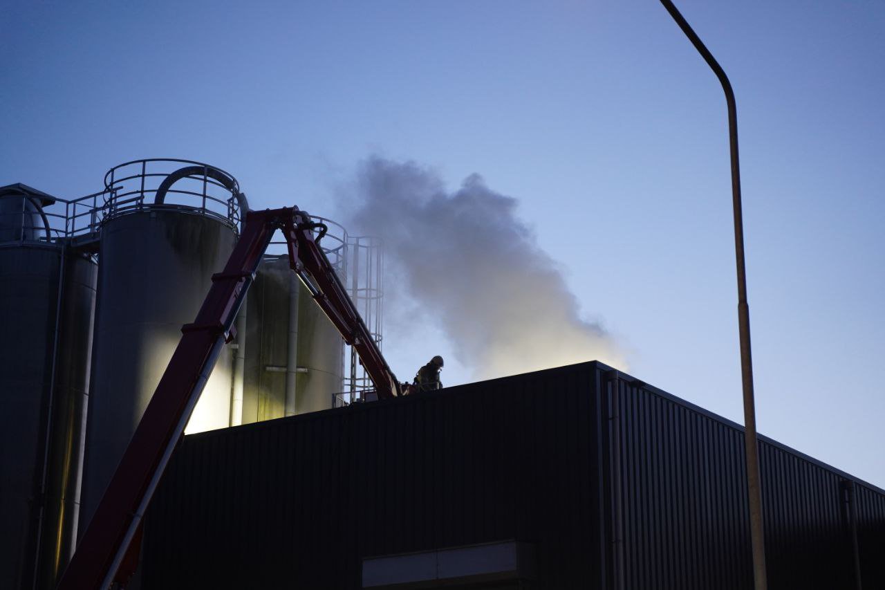 Industriebrand snel onder controle