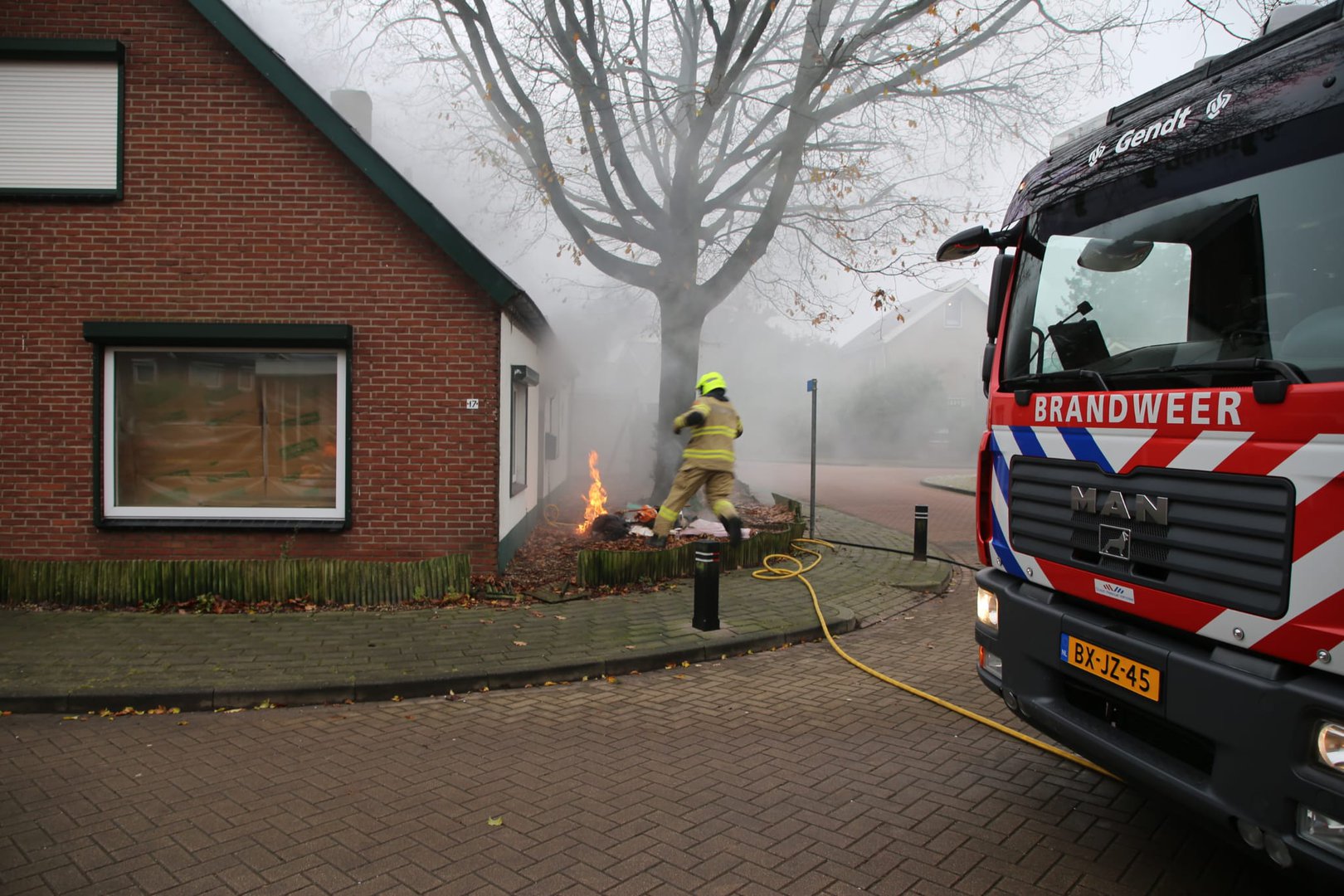 Kortsluiting zorgt voor brand in woning in Angeren