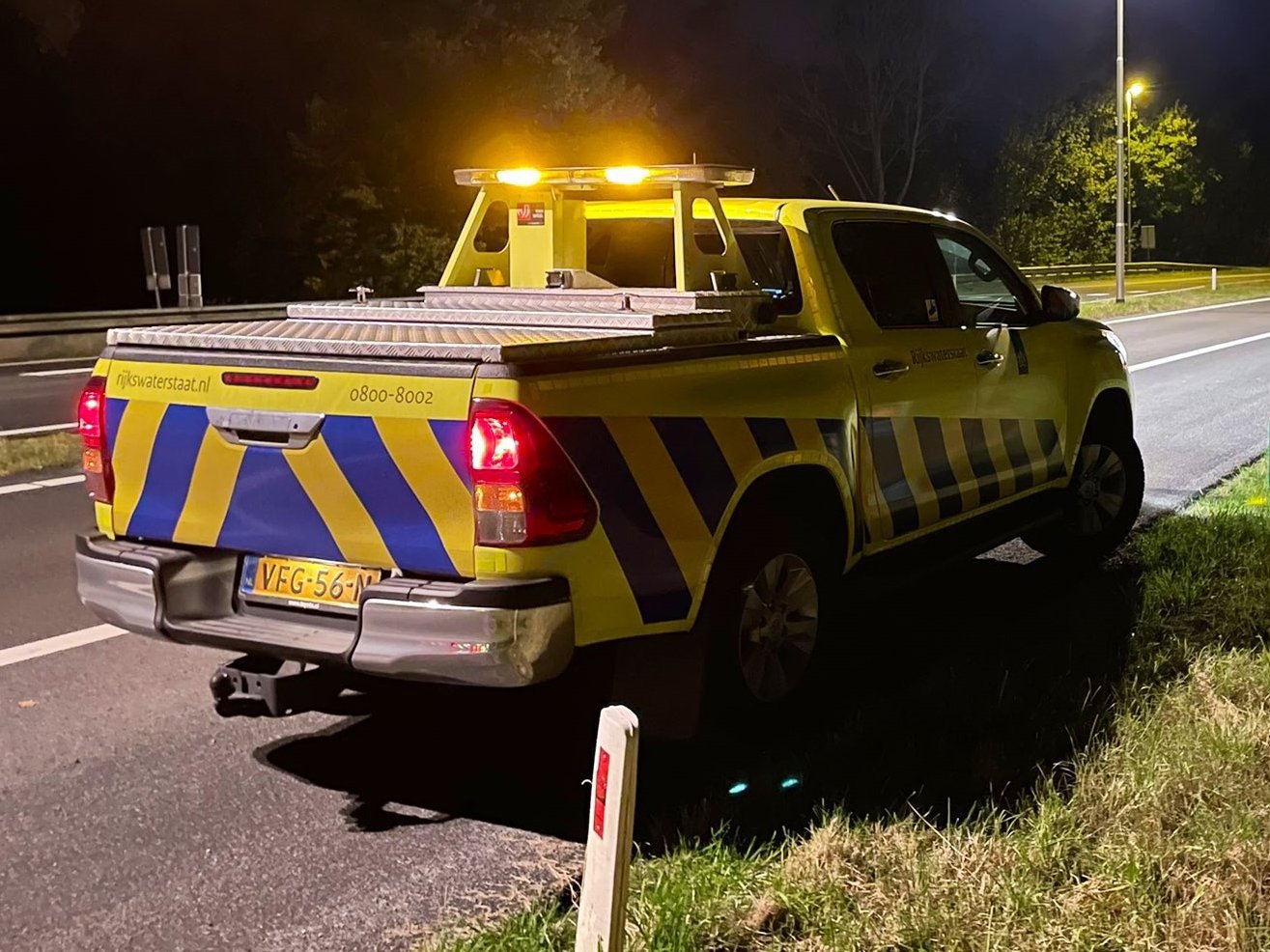 Bijna 100 bekeuringen voor negeren rood kruis bij ongeval A325