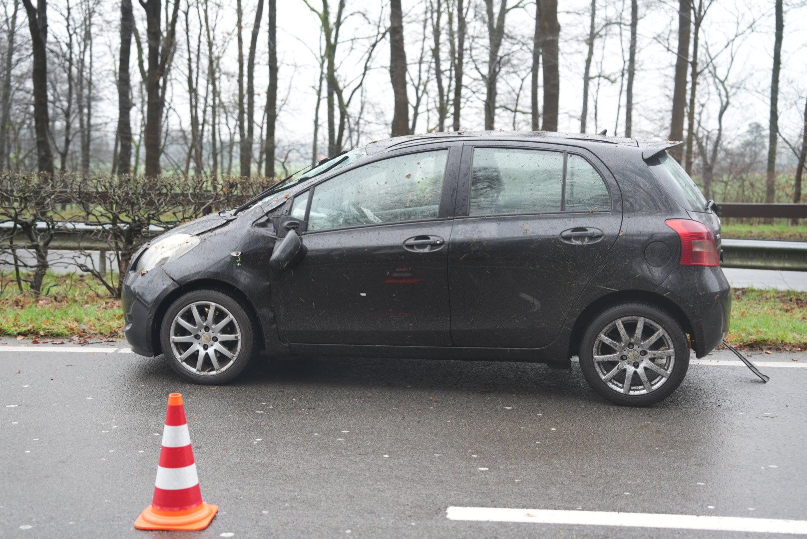 Eenzijdig ongeval op Apeldoornseweg in Arnhem