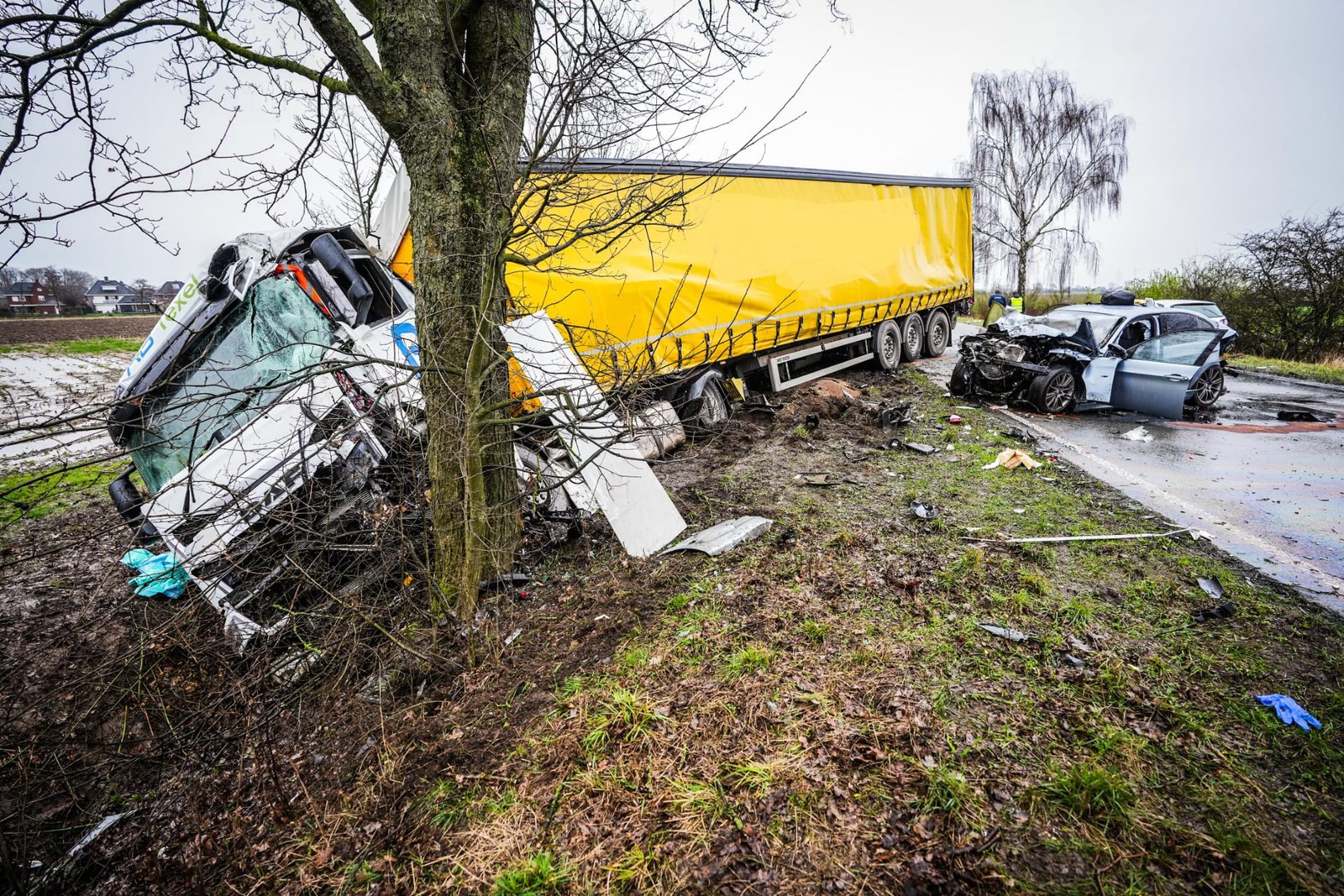 Meerdere gewonden na ernstig ongeval bij grensovergang