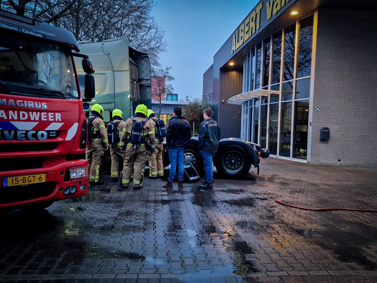 Medewerkers voorkomen erger bij accubrand in bedrijfspand