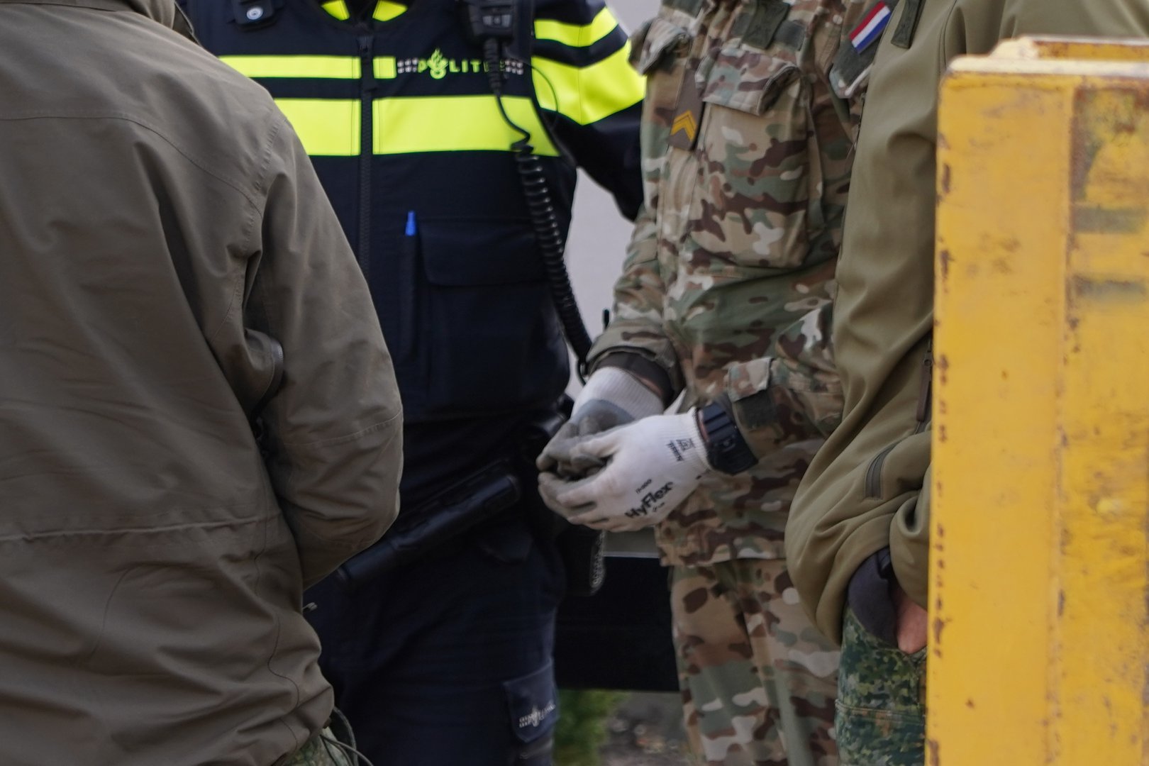 Mortiergranaat aangetroffen tijdens graafwerkzaamheden