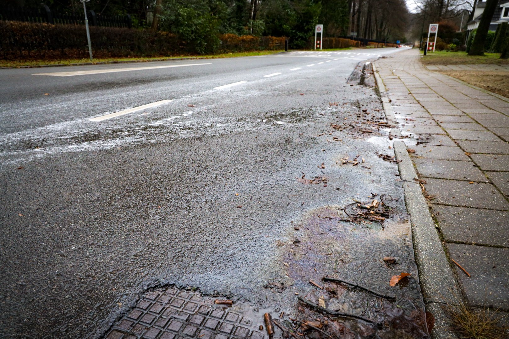 Groot olie spoor van Arnhem naar Posbank