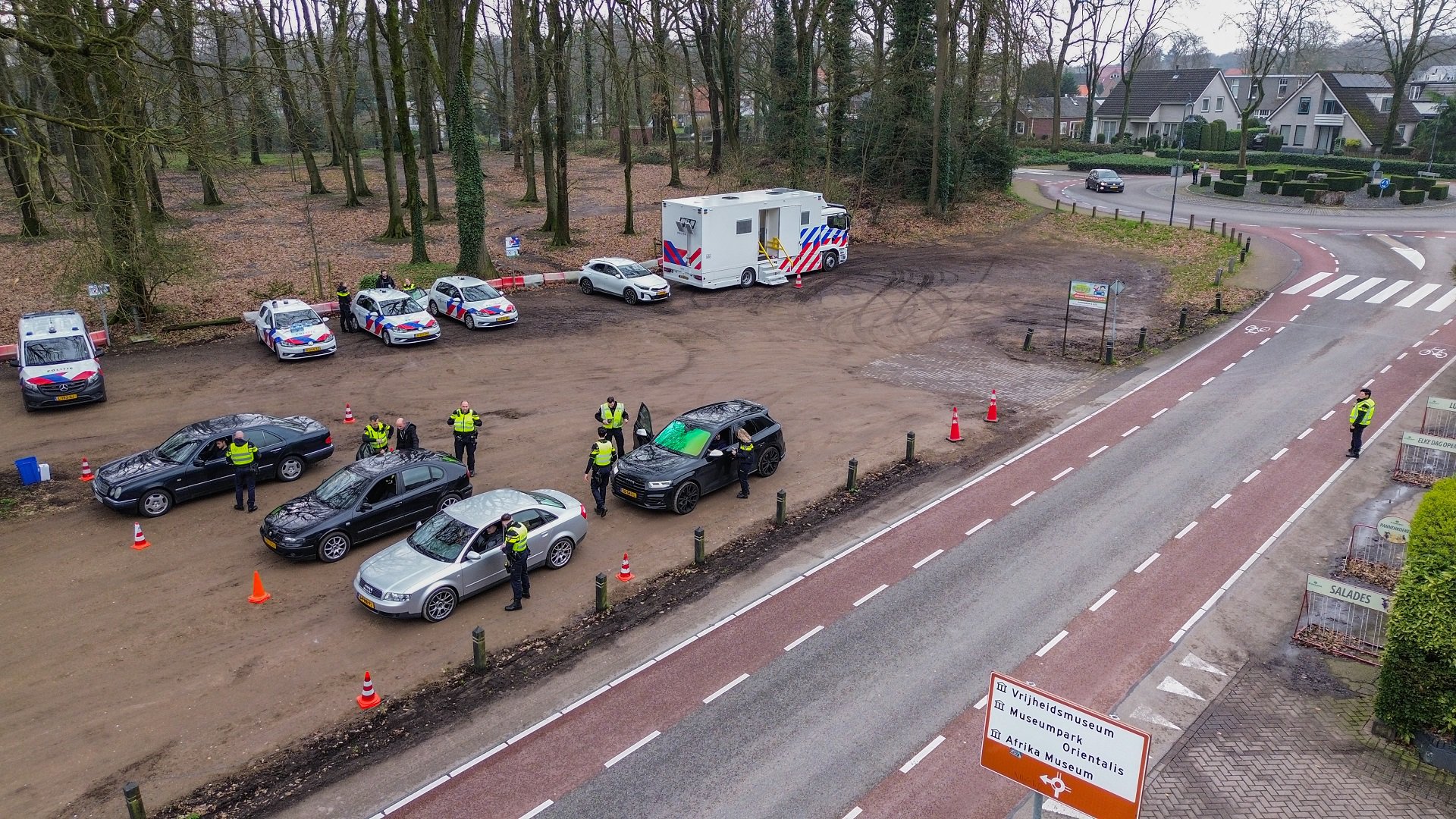 Grote verkeerscontrole op meerdere locaties