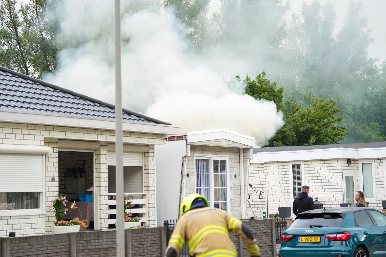 Caravan uitgebrand op woonwagenkamp in Arnhem