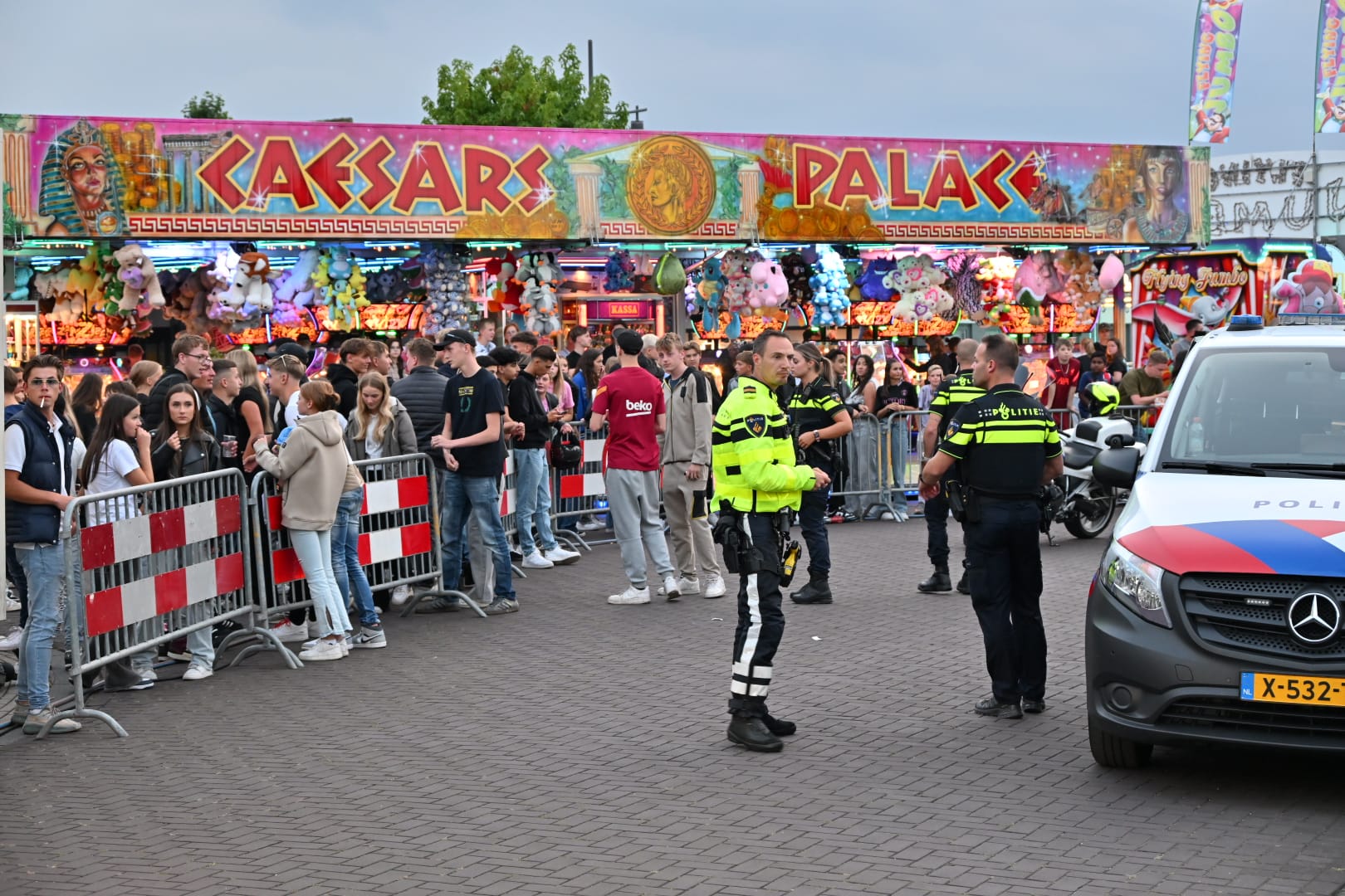 Aanhouding op kermis na achtervolging groep jongeren