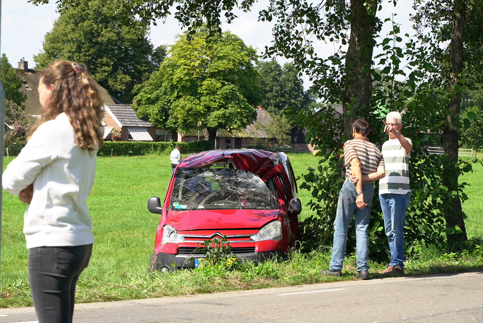 Ravage na ongeval op kruispunt