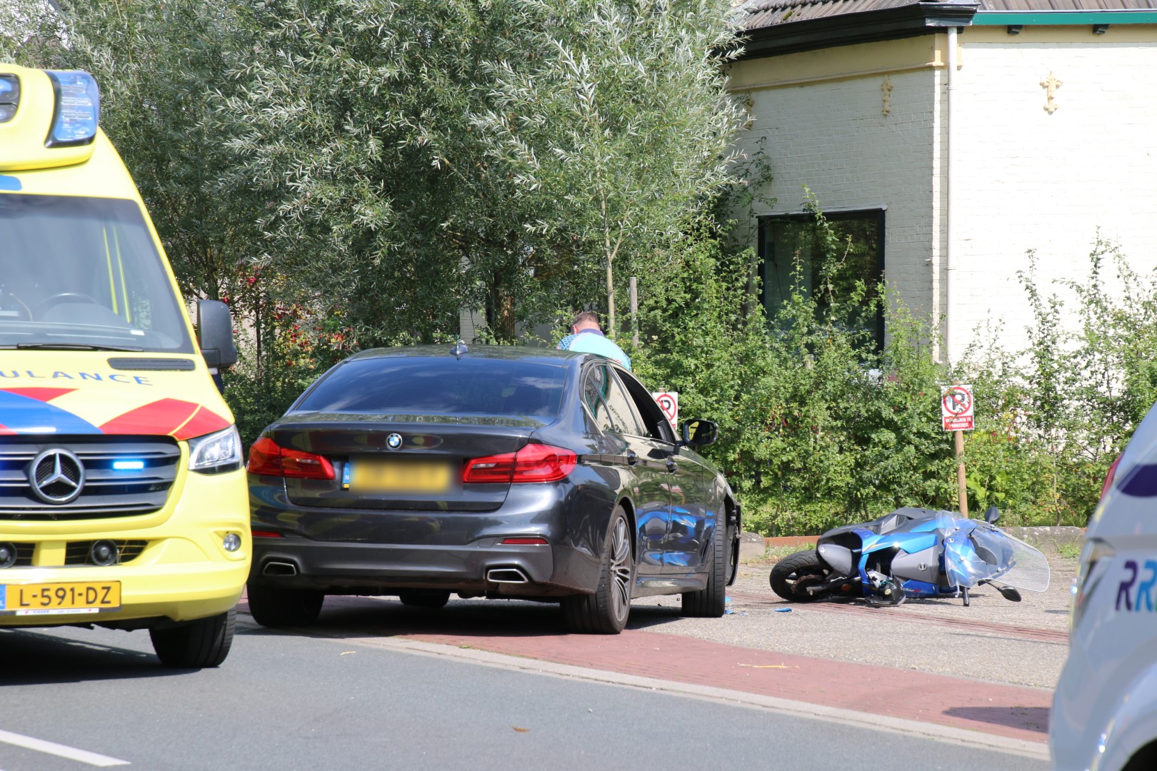 Scooterrijder gewond bij ongeluk