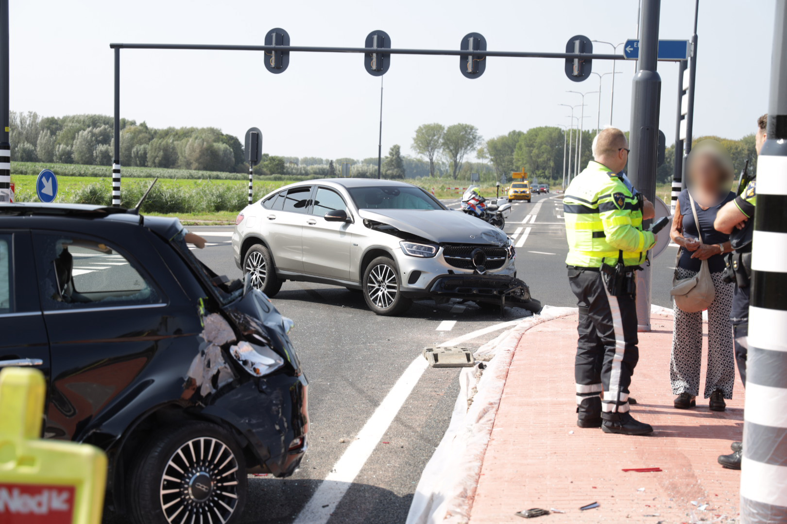 Flink ongeval op kruising in Arnhem