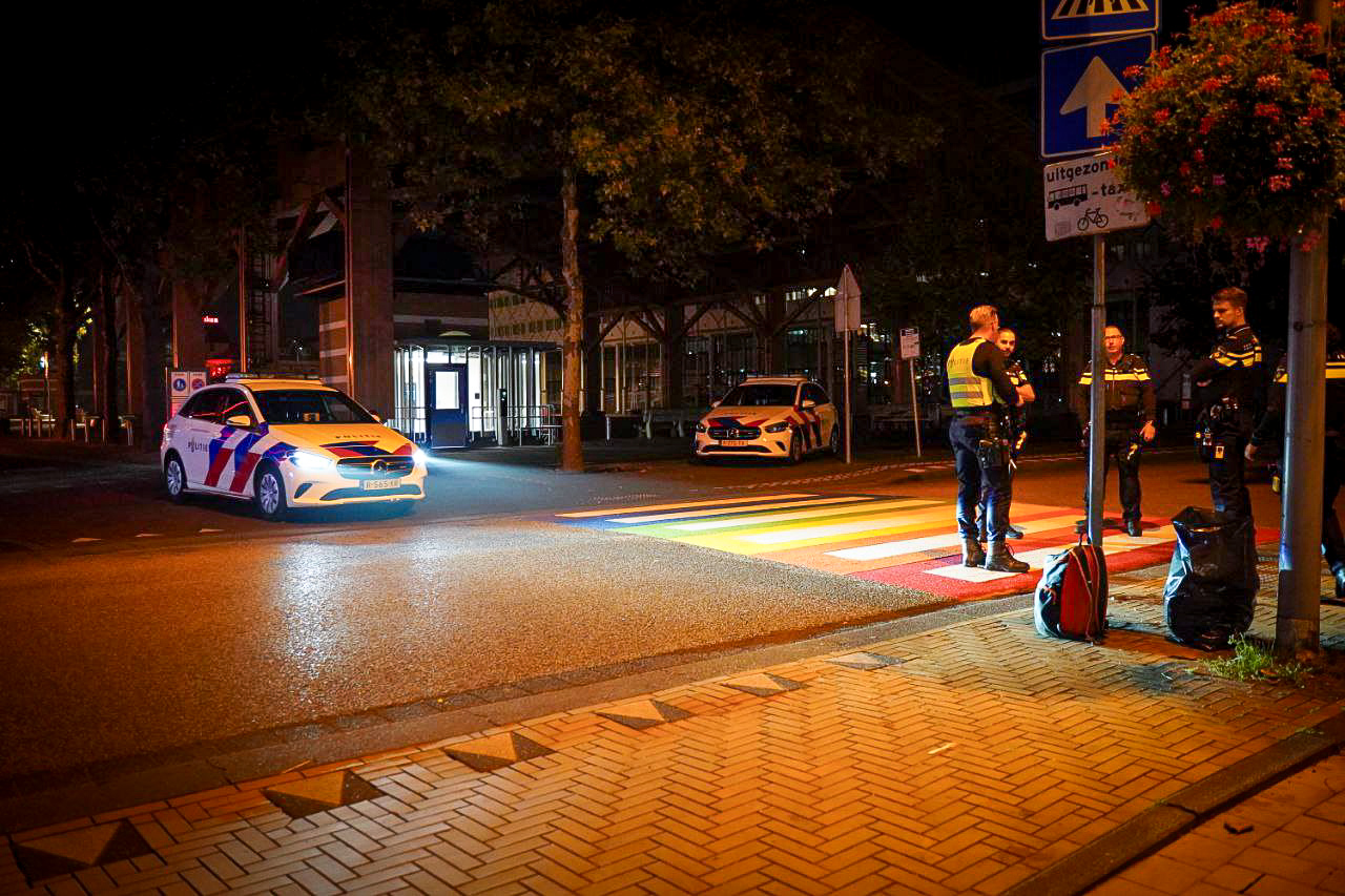 Lang bloedspoor na melding van steekpartij