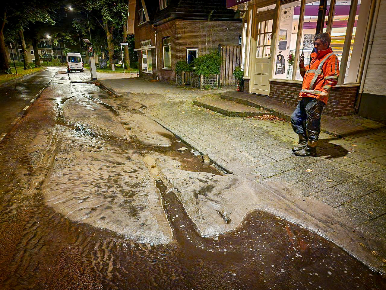 Huishoudens zonder water na lekkage