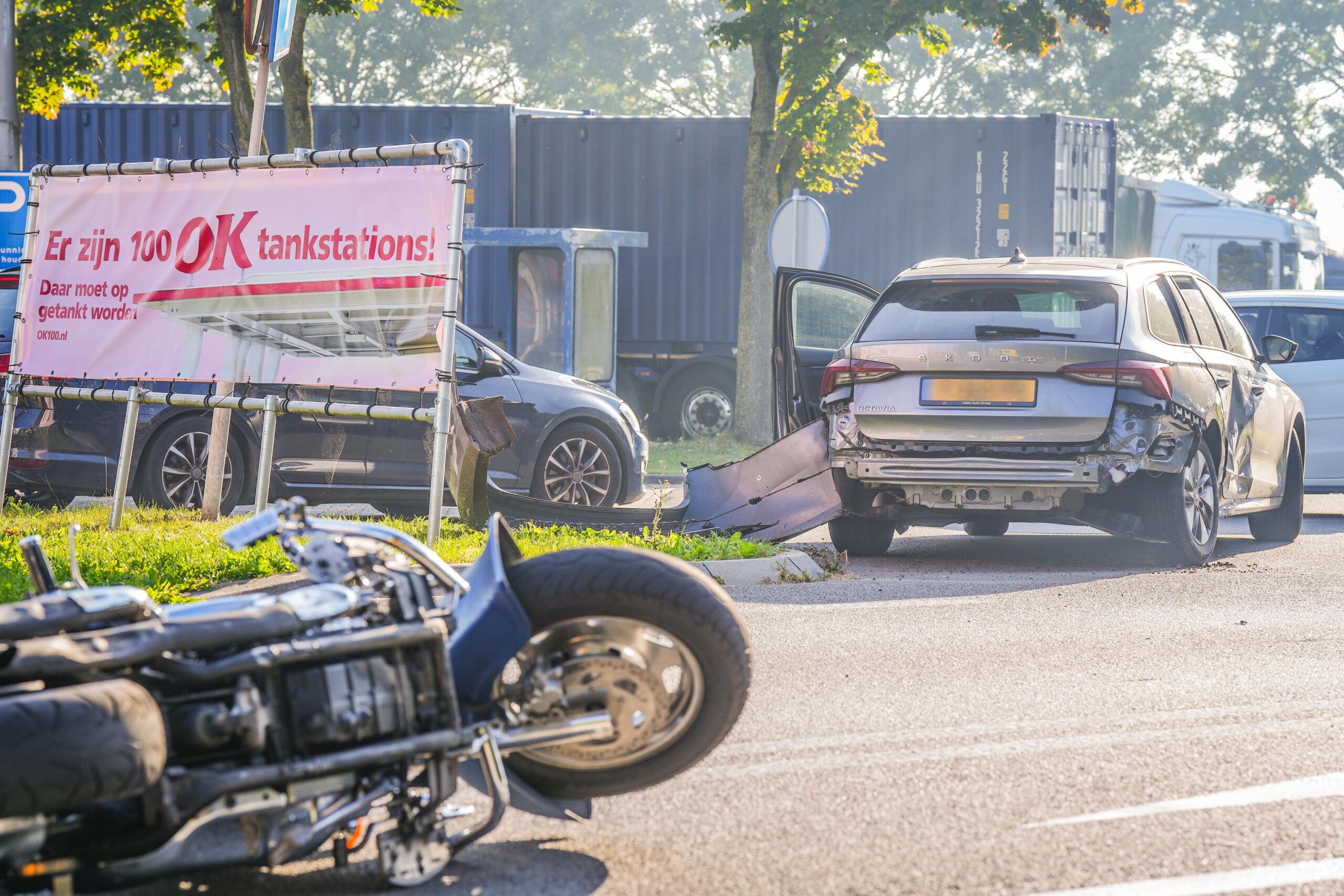 Motorrijder gewond door afslaande automobilist in Duiven