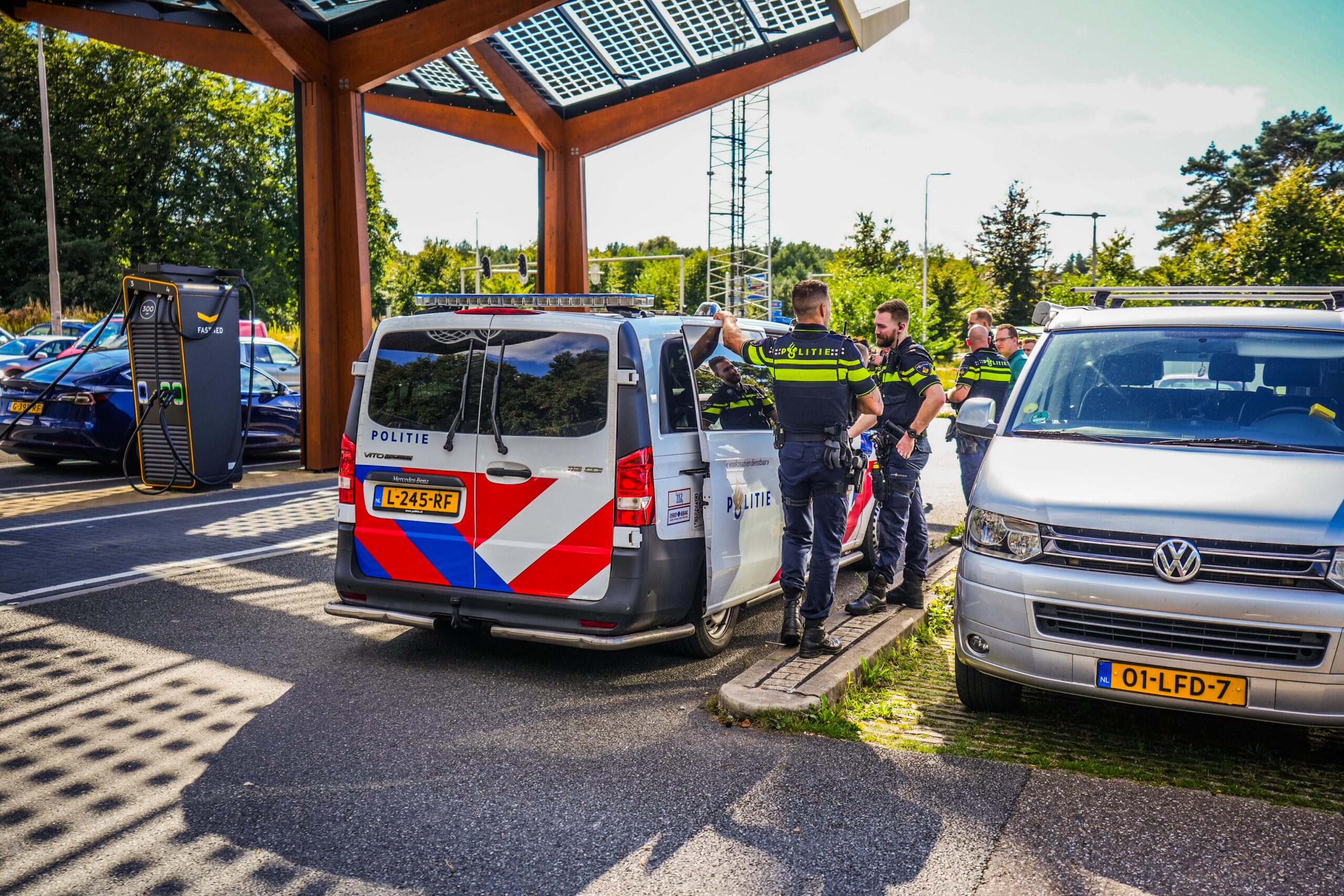 Man gearresteerd op carpoolplaats na meerdere aanrijdingen