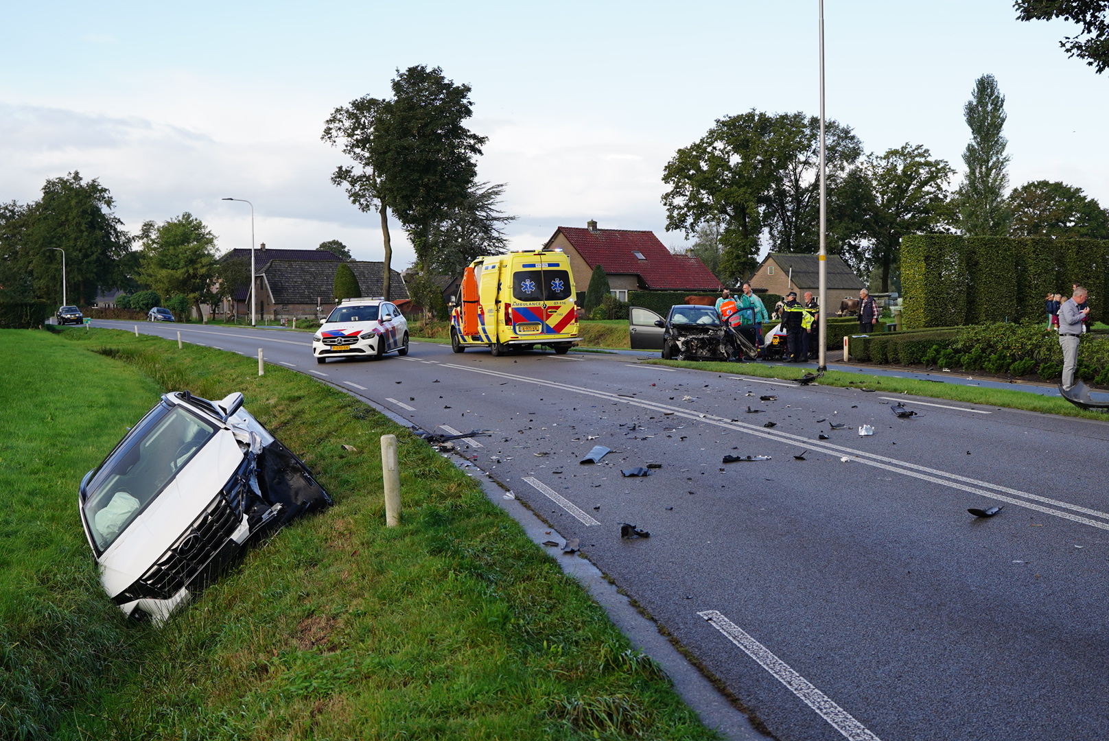 Ravage en meerdere gewonden na ongeluk