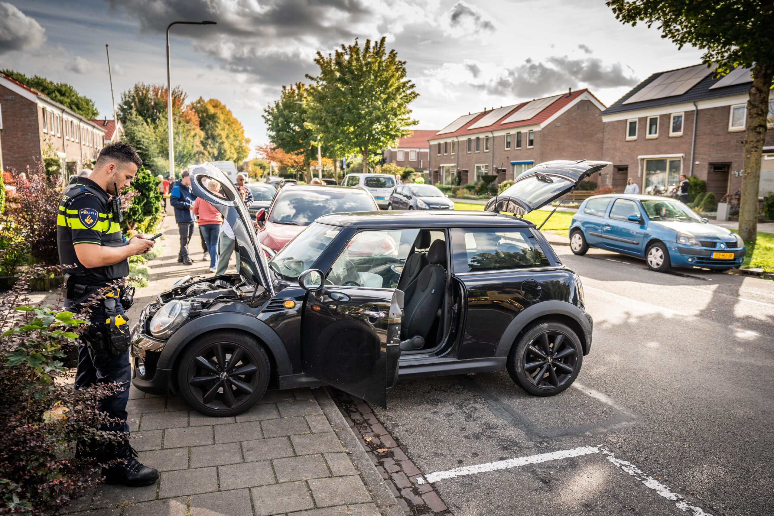 Blikschade na ongeval tussen auto’s