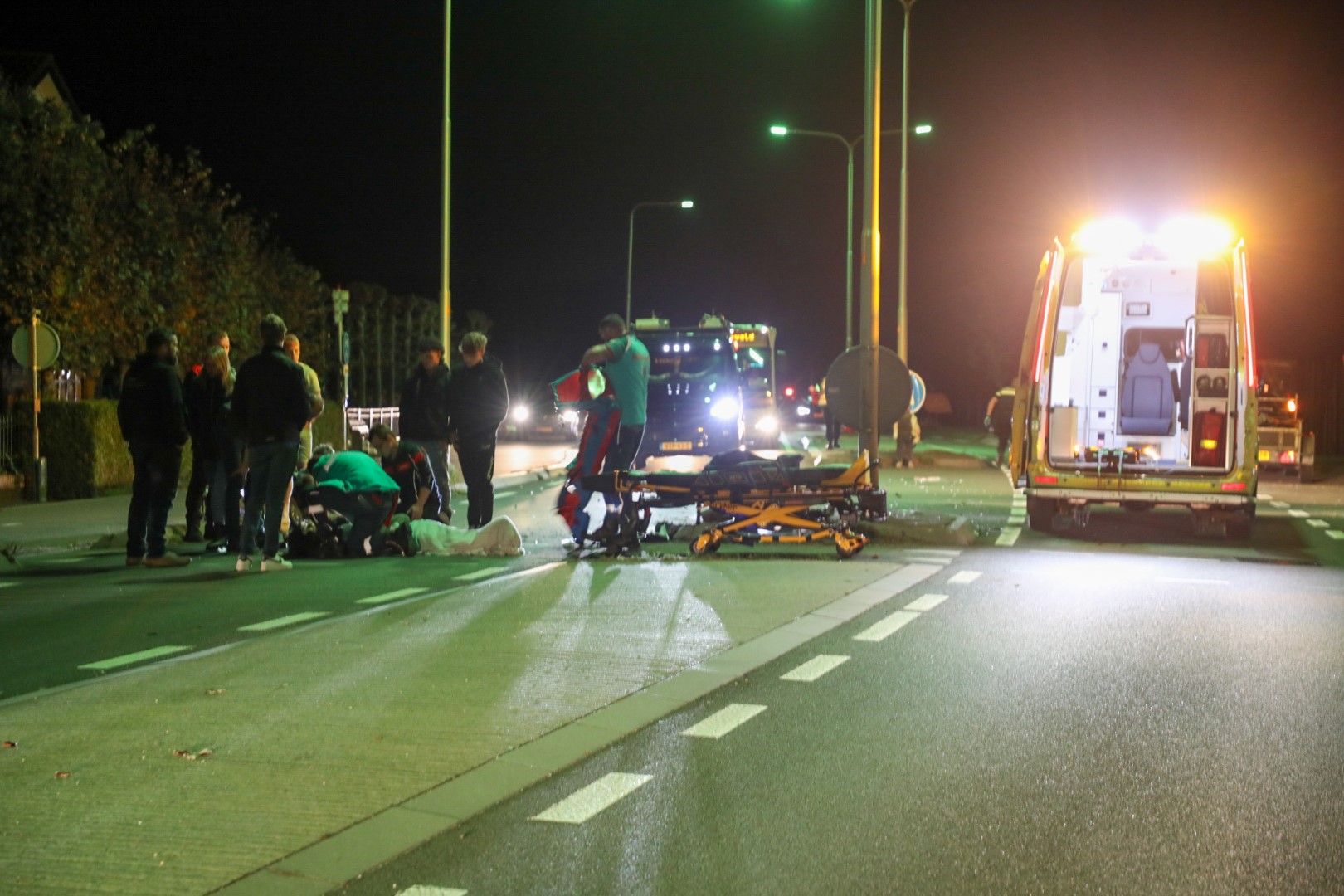 Scooterrijder zwaargewond geraakt bij aanrijding