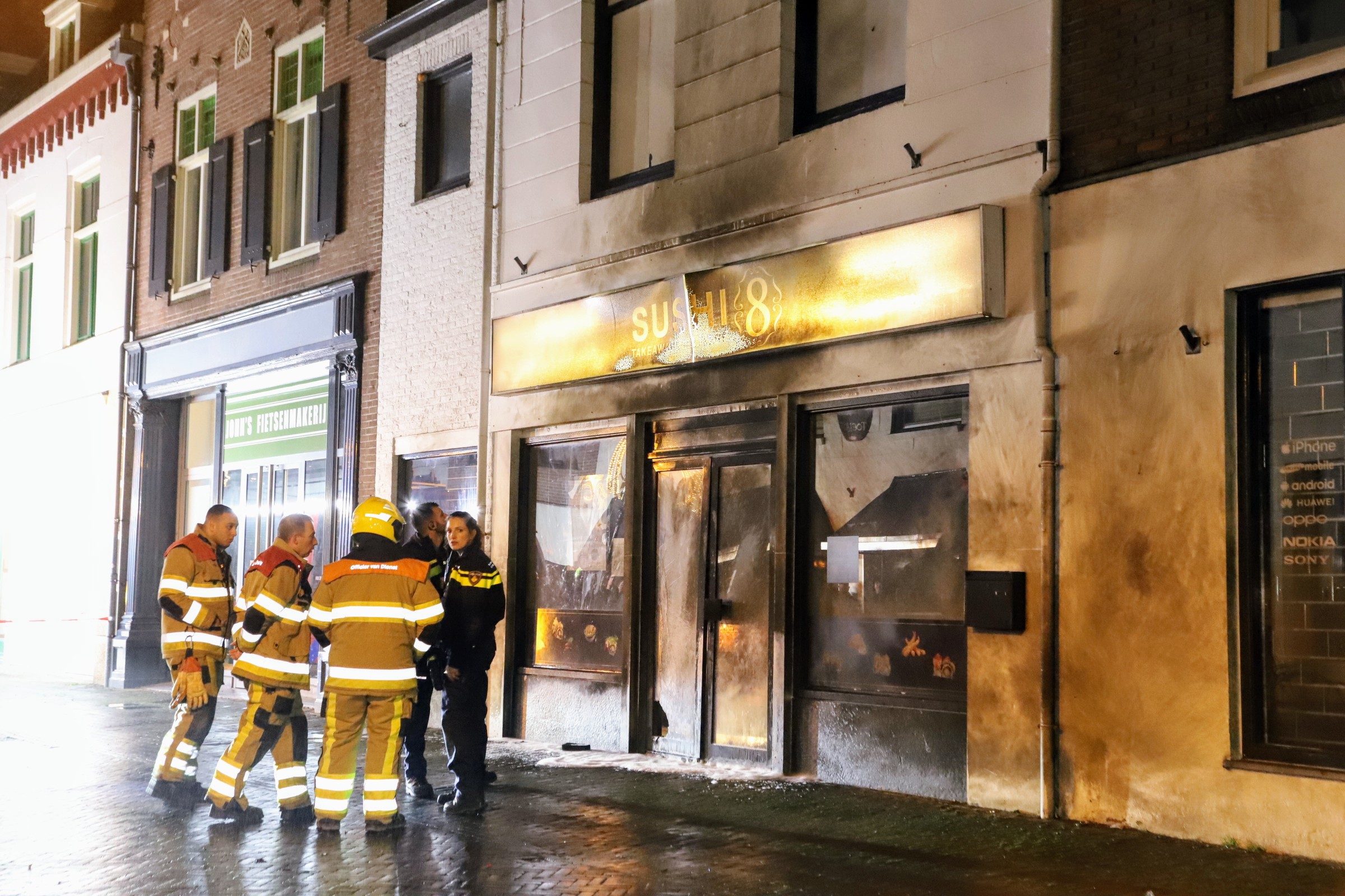 Explosie bij Sushi Eight zorgt voor veel schade