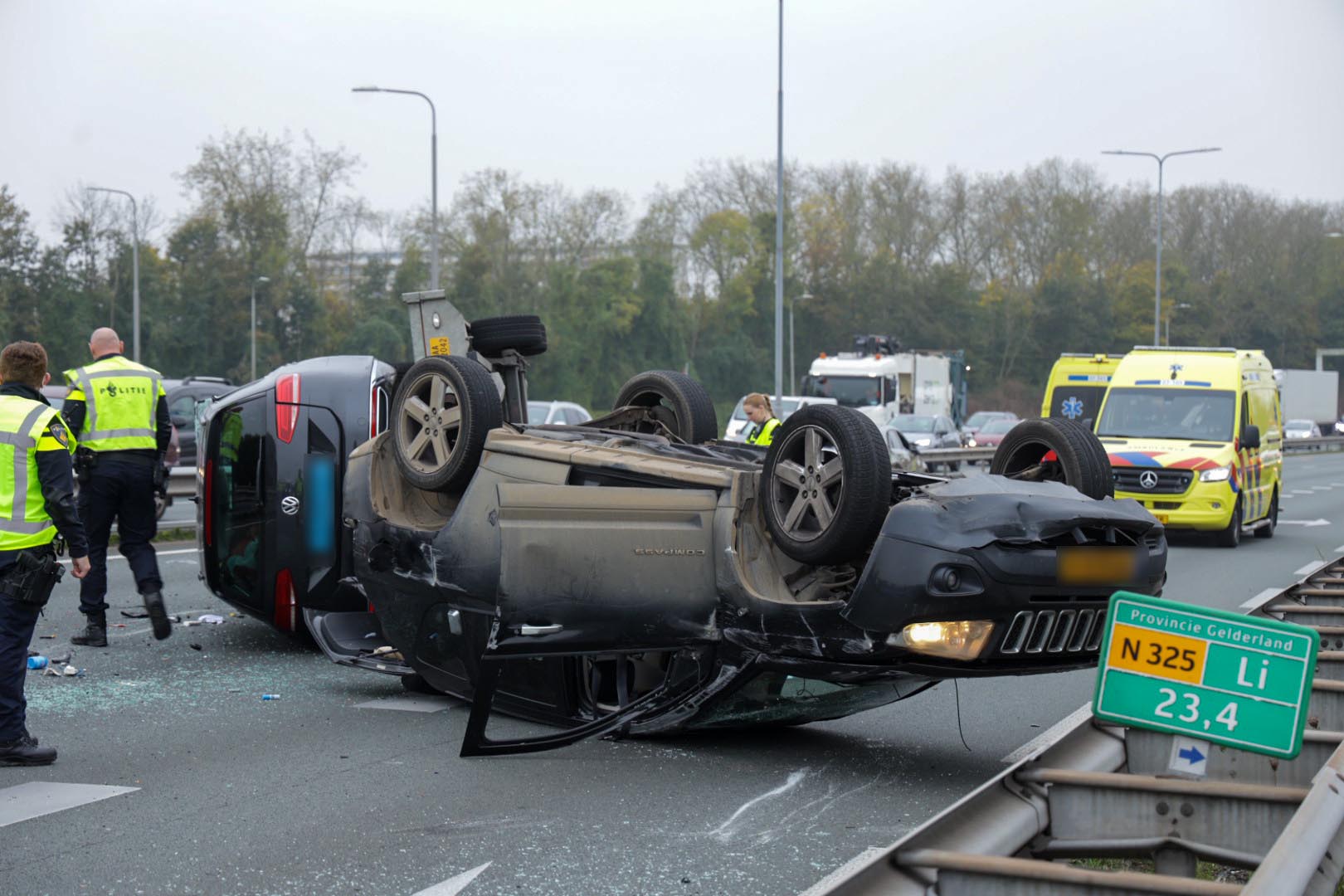 Verkeersinfarct in en rondom Arnhem