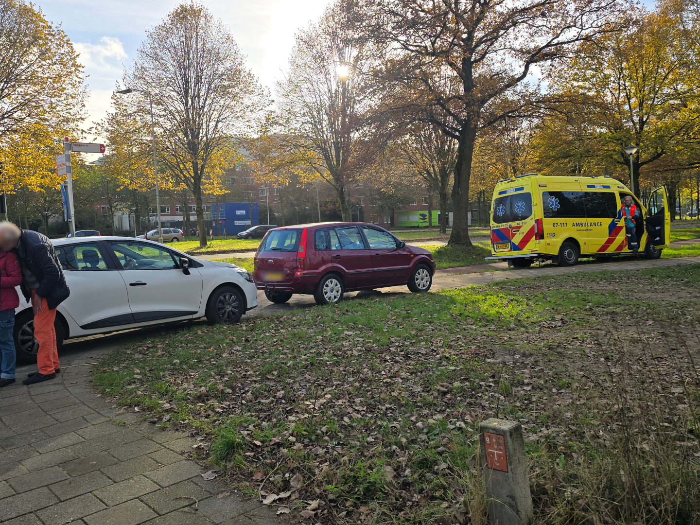 Verkeershinder na kettingbotsing