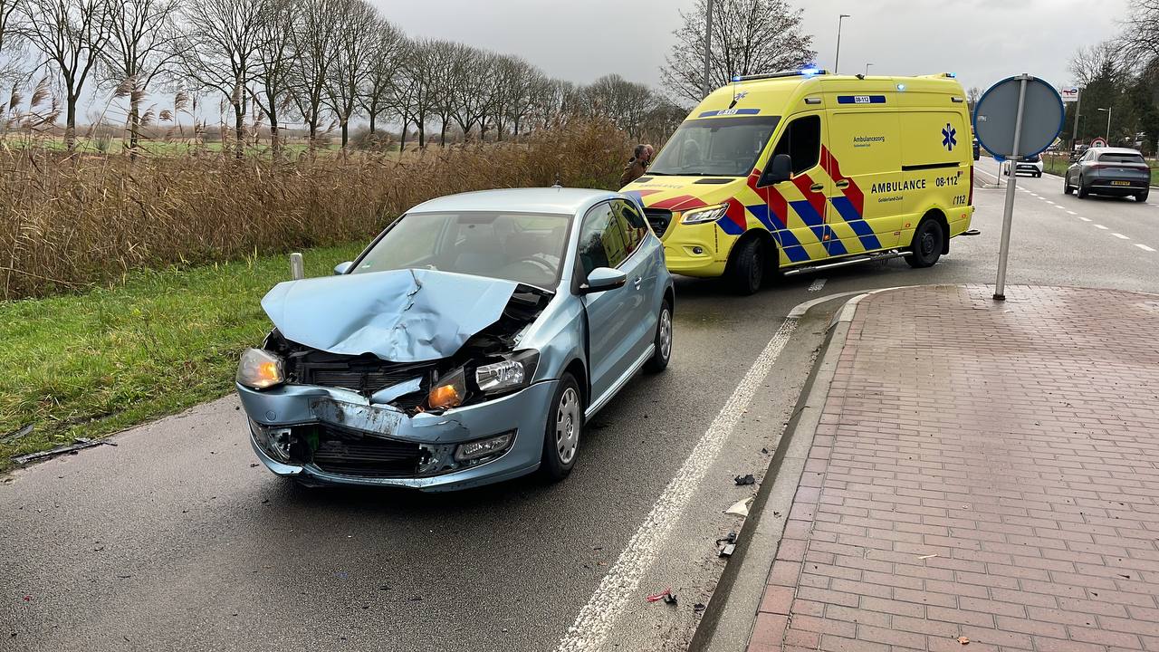 Grote schade na kopstaart botsing