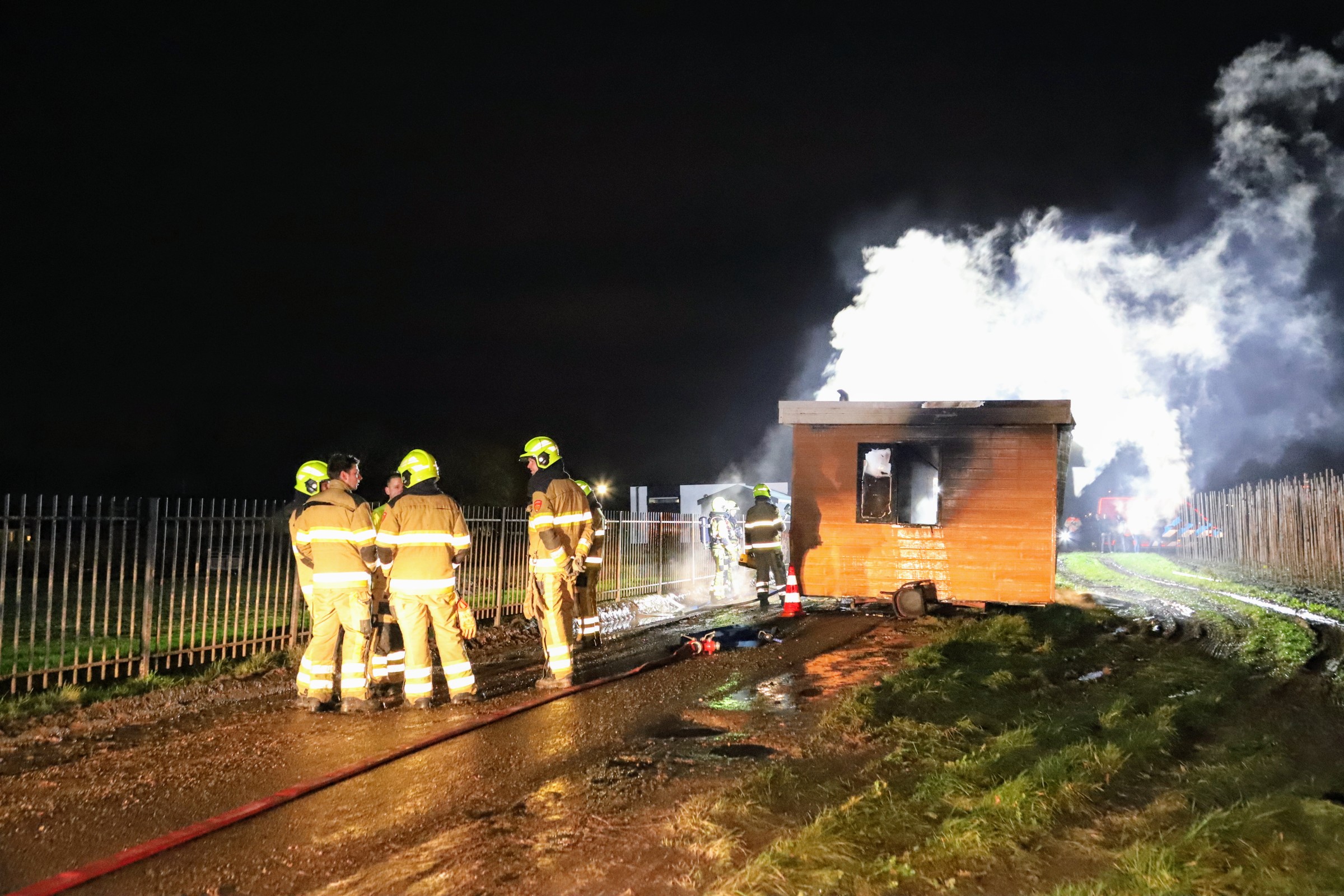 Chalet door brand verwoest