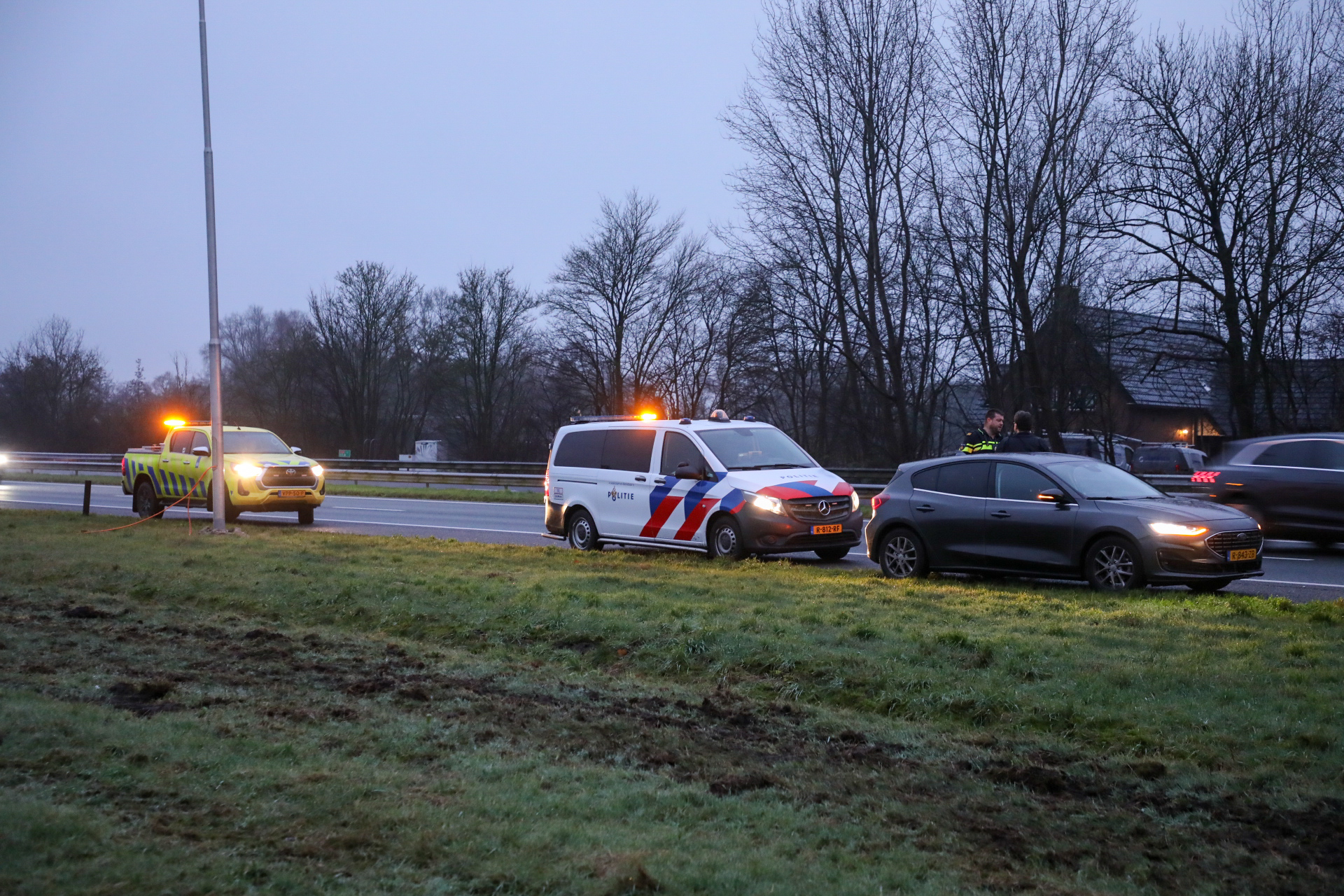 Hond overleden na meerdere aanrijdingen op snelweg