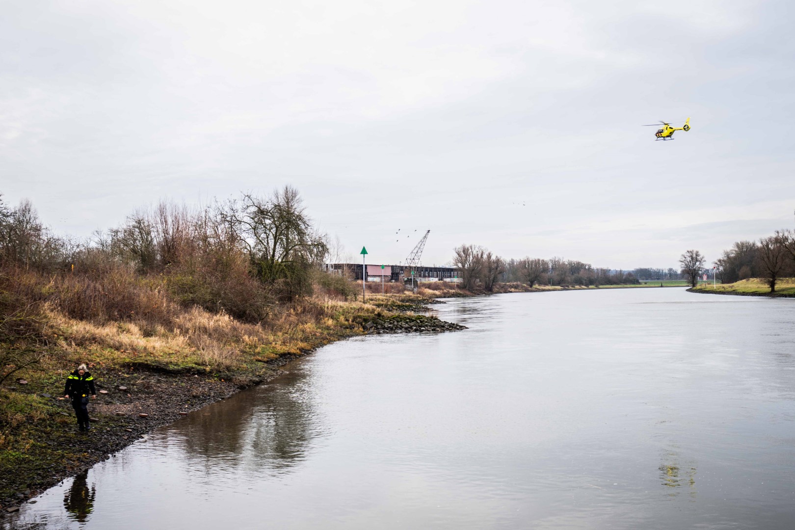 Vermist persoon komt aan met kajak op de IJssel bij Velp