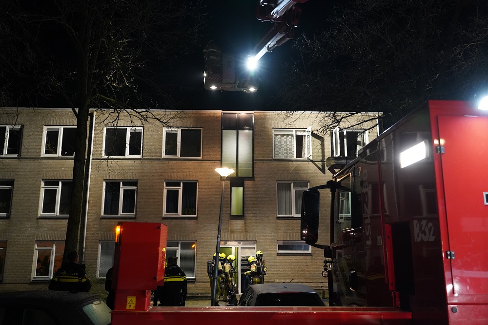 Forse schade in appartement door omgevallen kaars