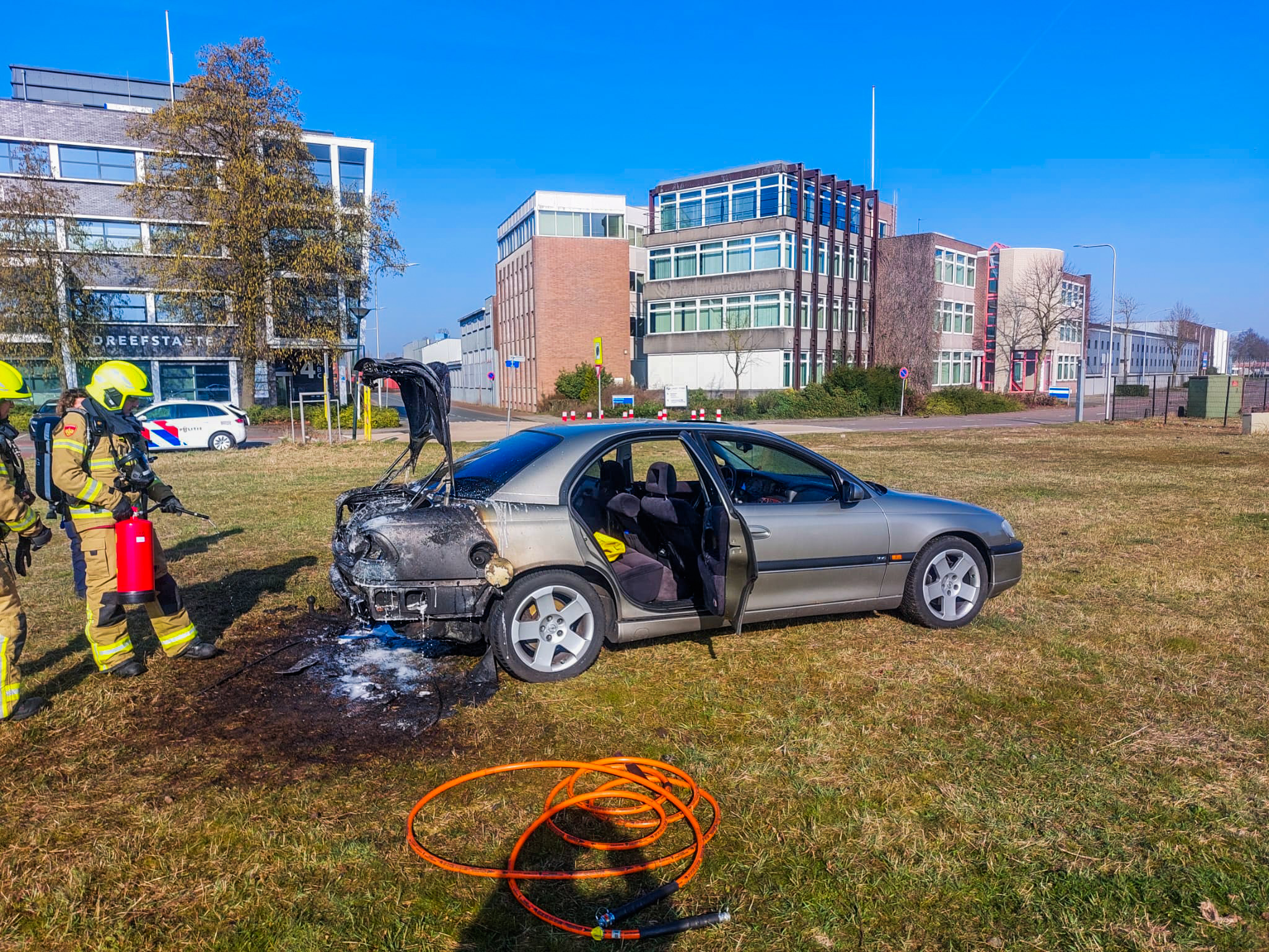 Eigenaar aangehouden voor brandstichting eigen auto